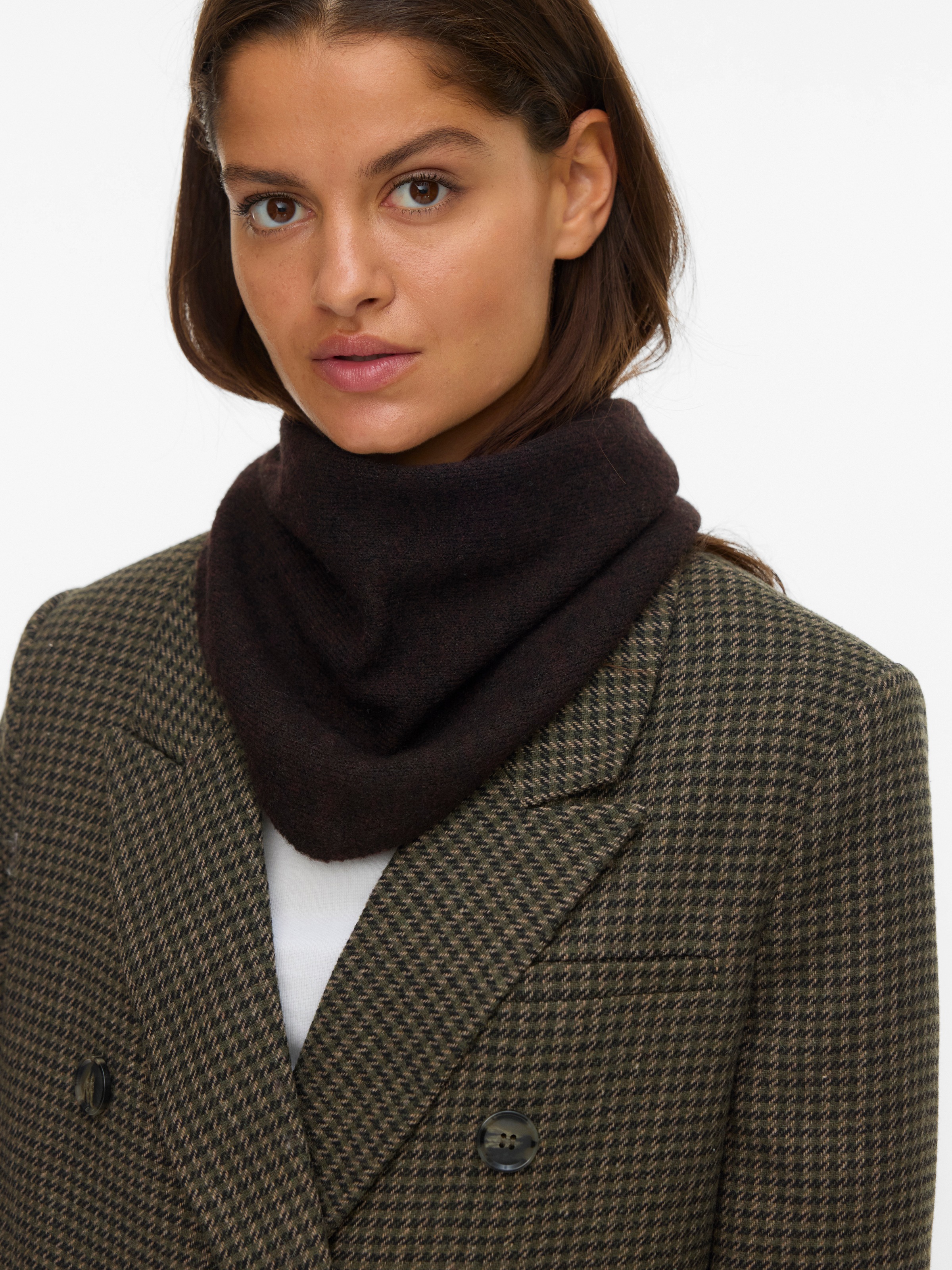 Vero Moda Foulard triangulaire »VMLINA SMALL TRIANGLE SCARF NOOS« Materialmix, mit Wolle