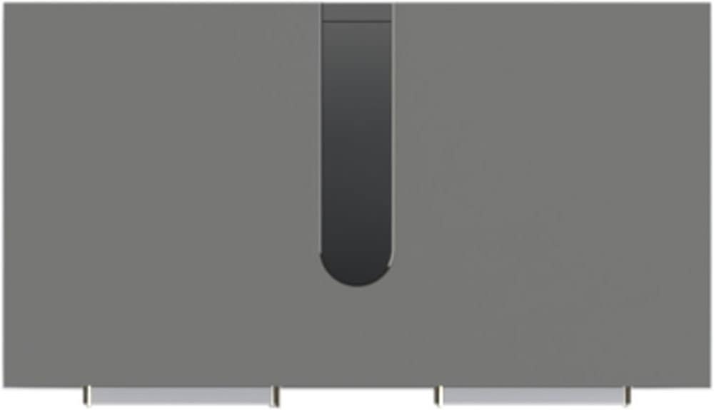 Schildmeyer Armoire sous lavabo »ADANA, Breite 59,8 cm, 2 Türen, Siphonausschnitt, MADE IN GERMANY« 1 cuis tlg. façades MDF profondes avec gaufrage de cadre tout autour, FABRIQUÉ EN ALLEMAGNE