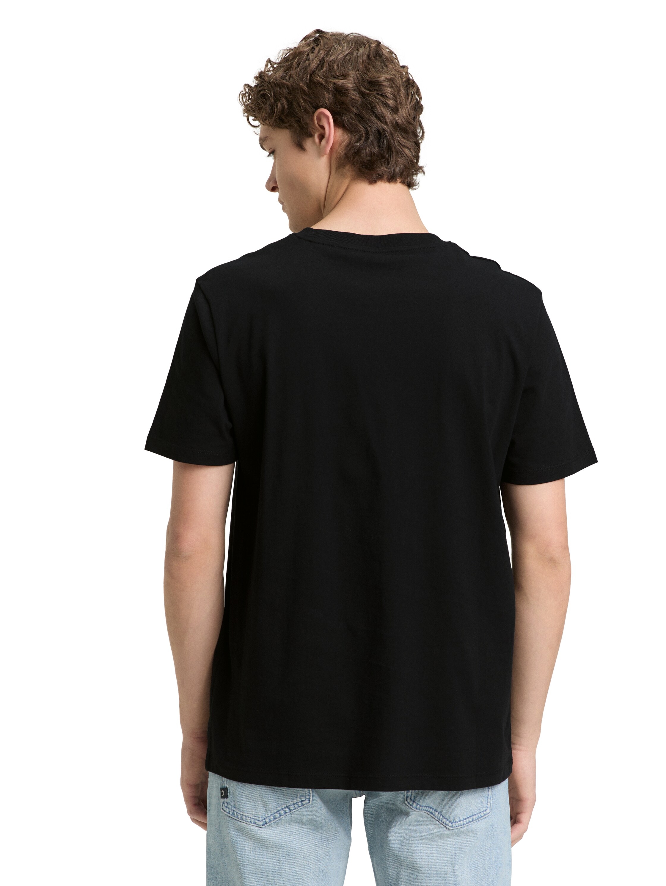 TOM TAILOR Denim T-shirt à manches courtes mit Logo-Print