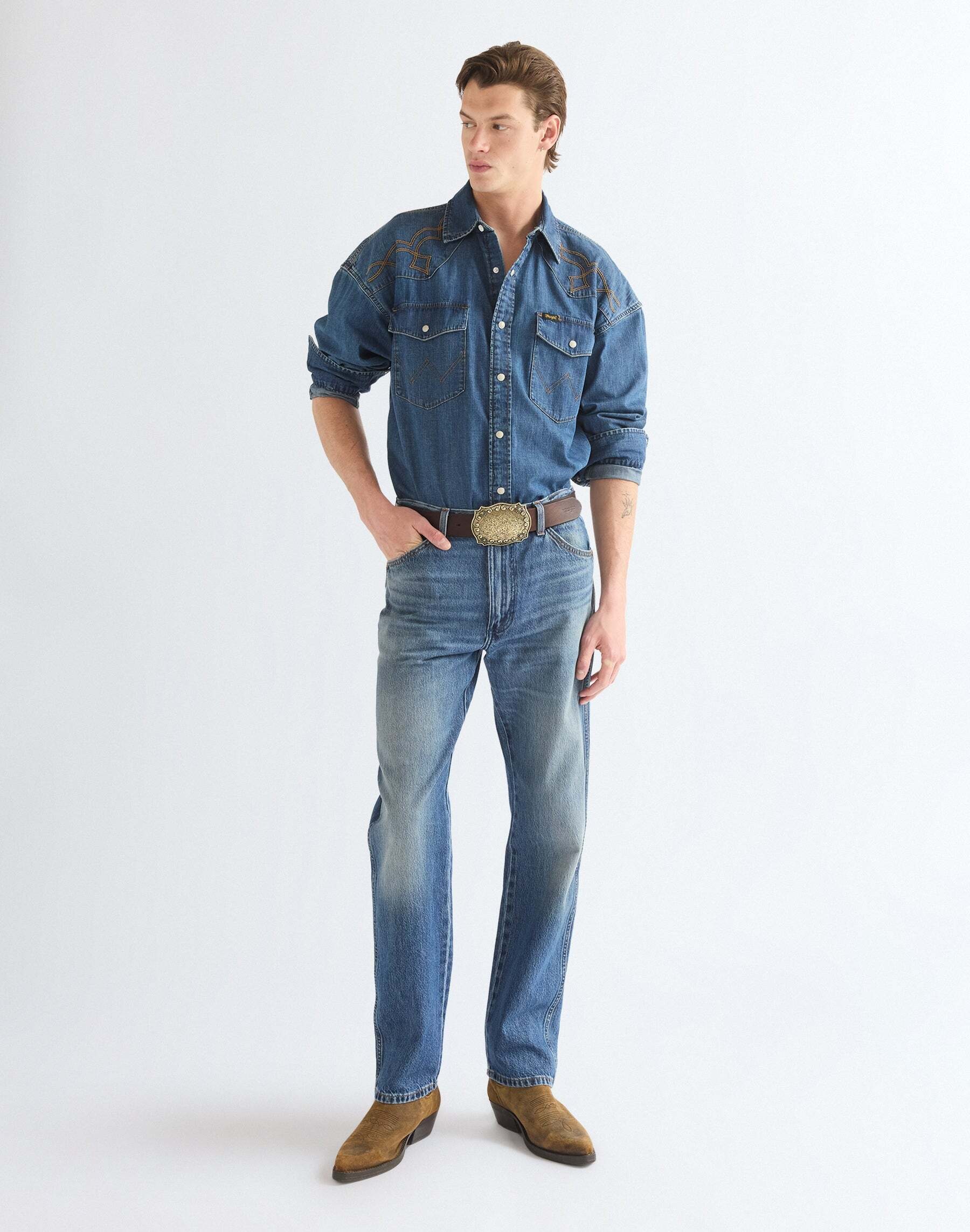 Wrangler Hüftgürtel »WRANGLER Gürtel Oversized Buckle«