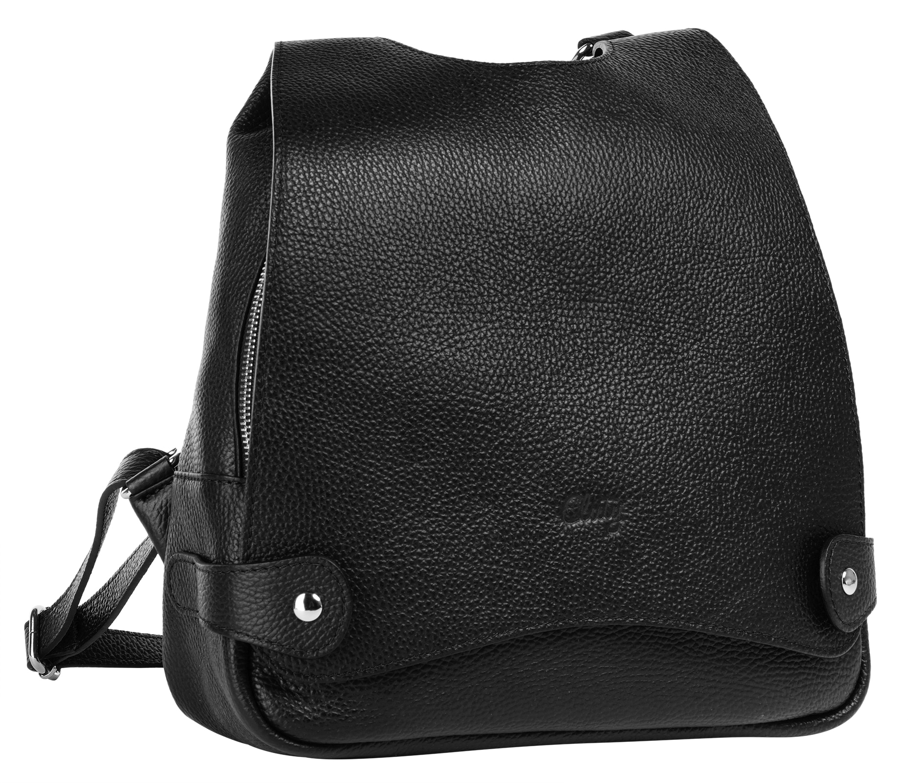 Cluty Sac à dos de ville echt Leder, Made in Italy