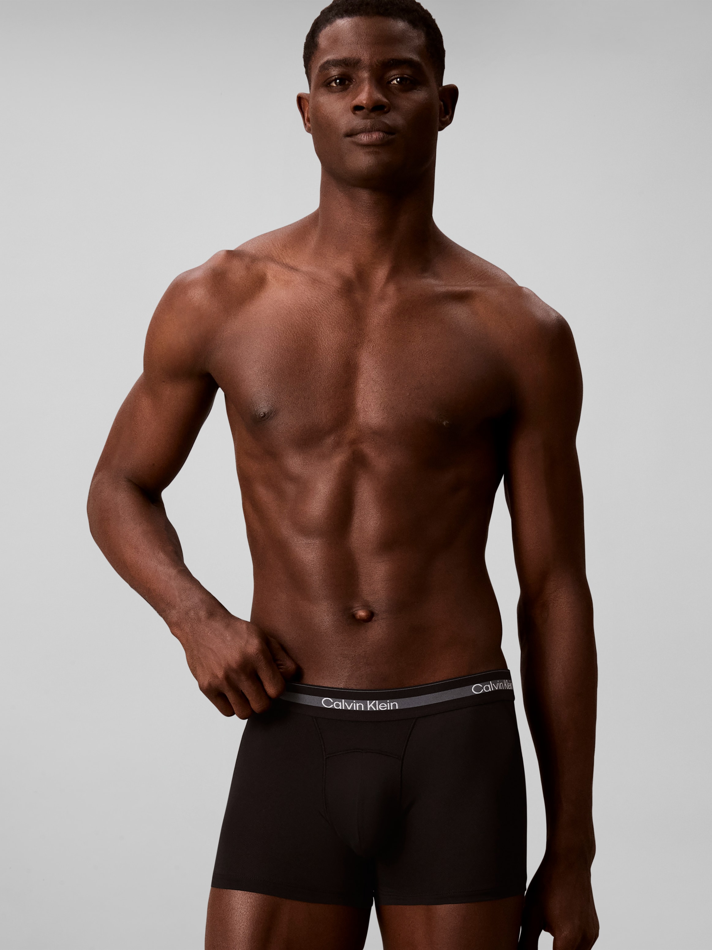 Calvin Klein Underwear Tronc Paquet, pack de 3, 3 cuis coupe ajustée avec ceinture élastique