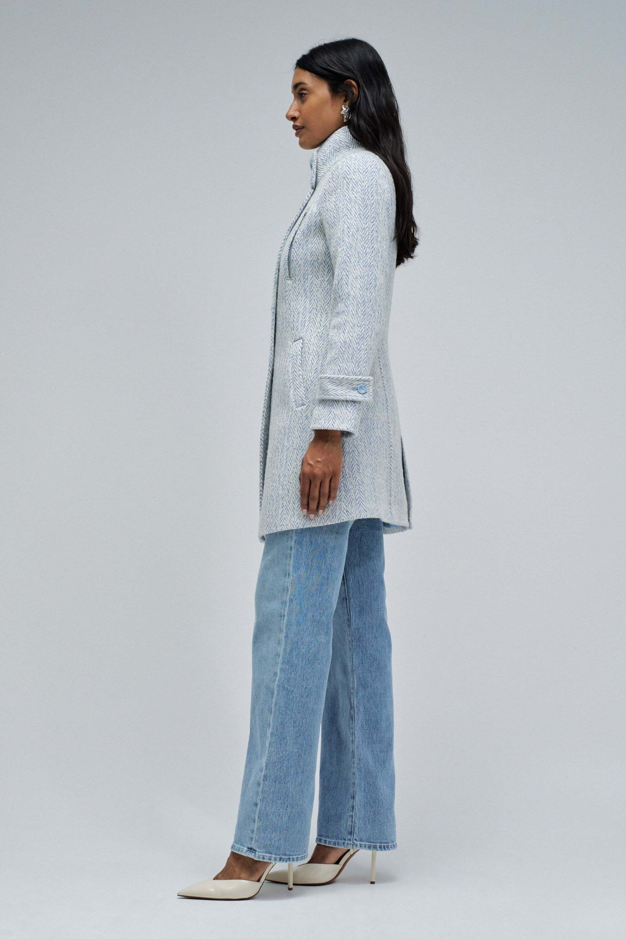 Salsa Wolljacke »Salsa Jeans Mantel mit Wollanteil Grace Long Woolen Coat«