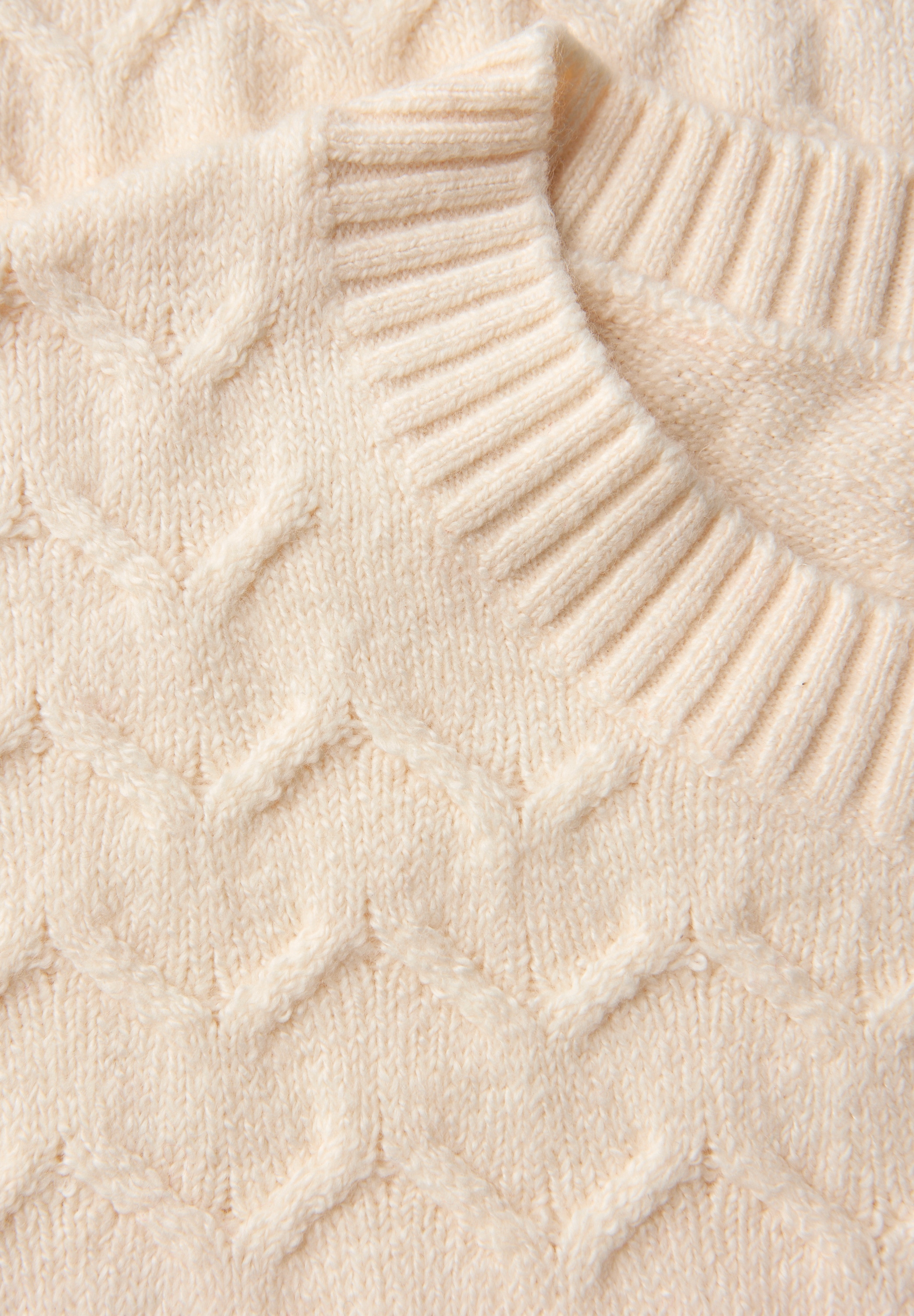 STREET ONE Pull à col rond mit Strukturmuster