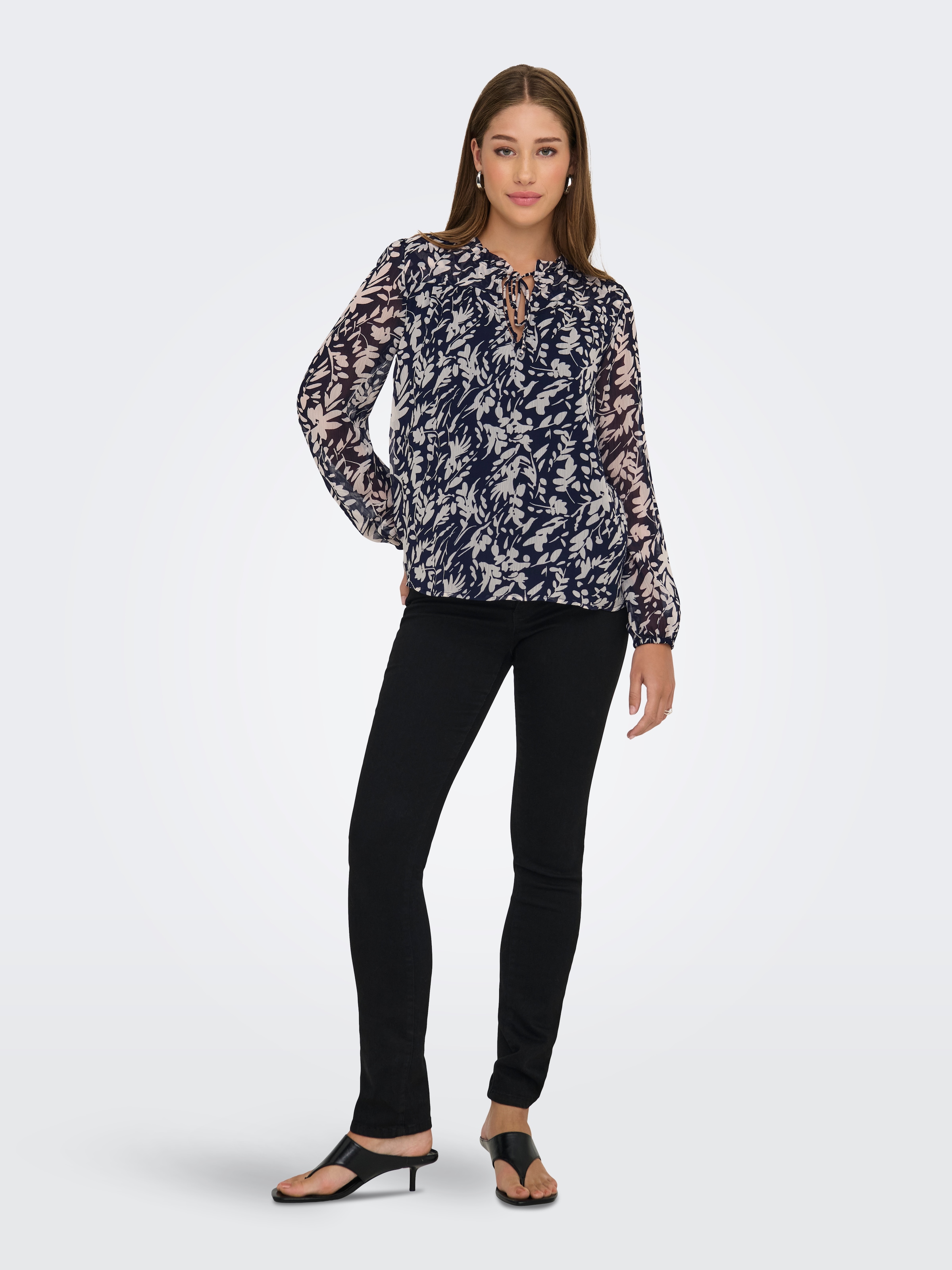 ONLY Chiffonbluse »ONLDITSY L/S BLOUSE WVN«