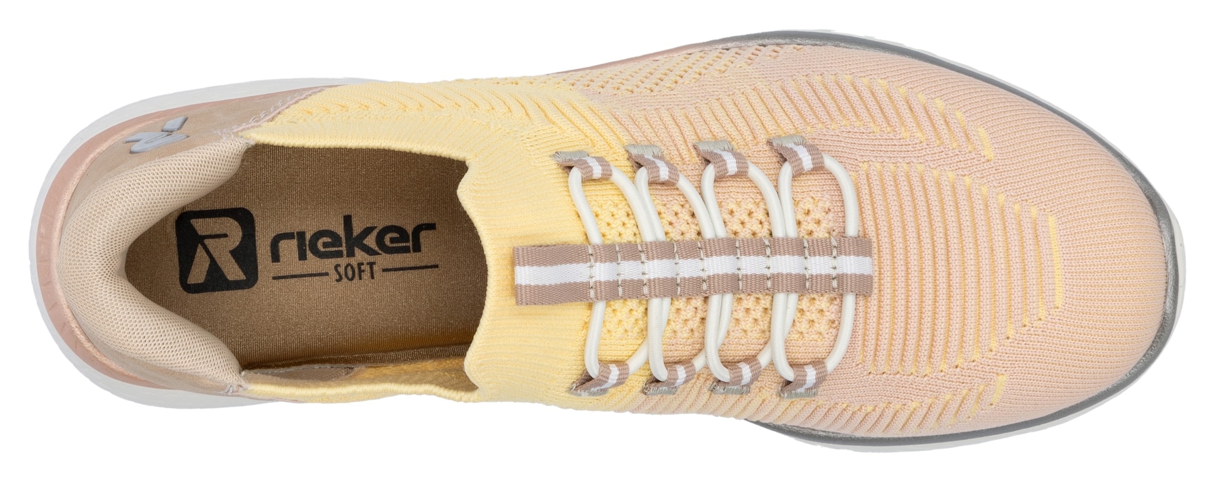 RIEKER Sport Baskets slip-on »Ready2GO«  , chaussure basse, chaussure de loisirs, mocassin avec semelle intérieure MemoSoft
