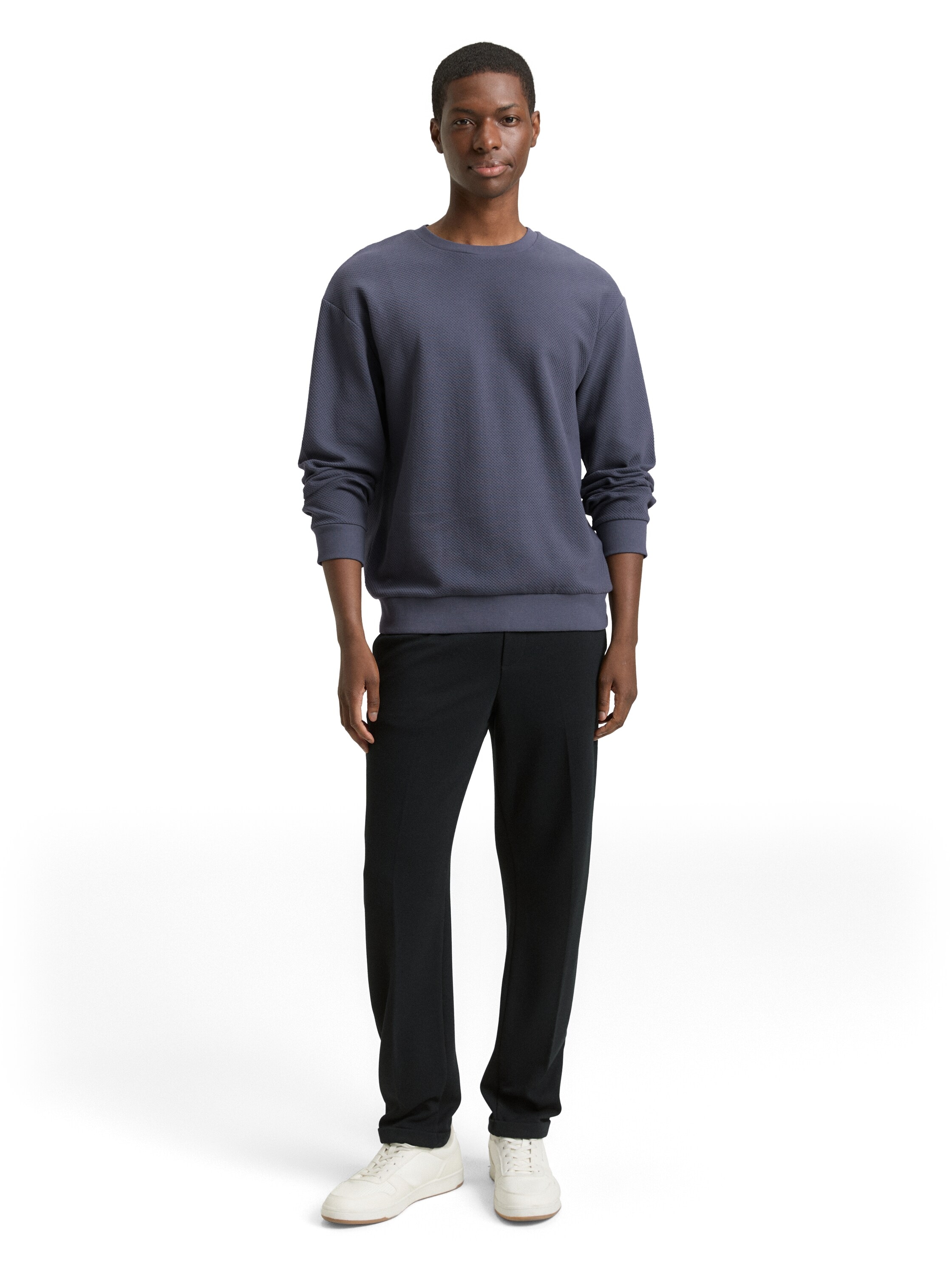 TOM TAILOR Denim Sweatshirt , mit Rippbündchen
