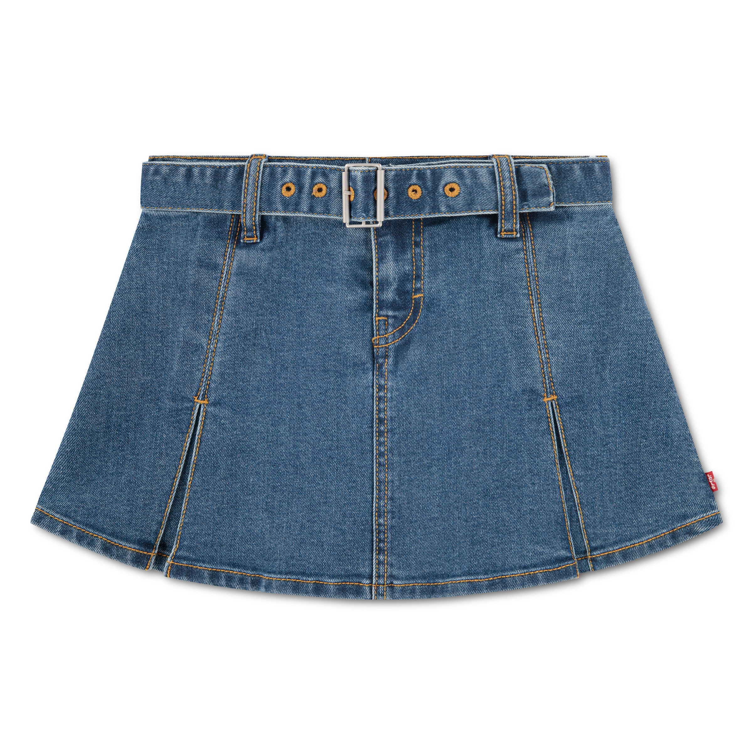 Levi's® Kids Jupe en jean »LVG PLEATED SKORT W BELT« short jupe en denim avec ceinture en jean / pour filles