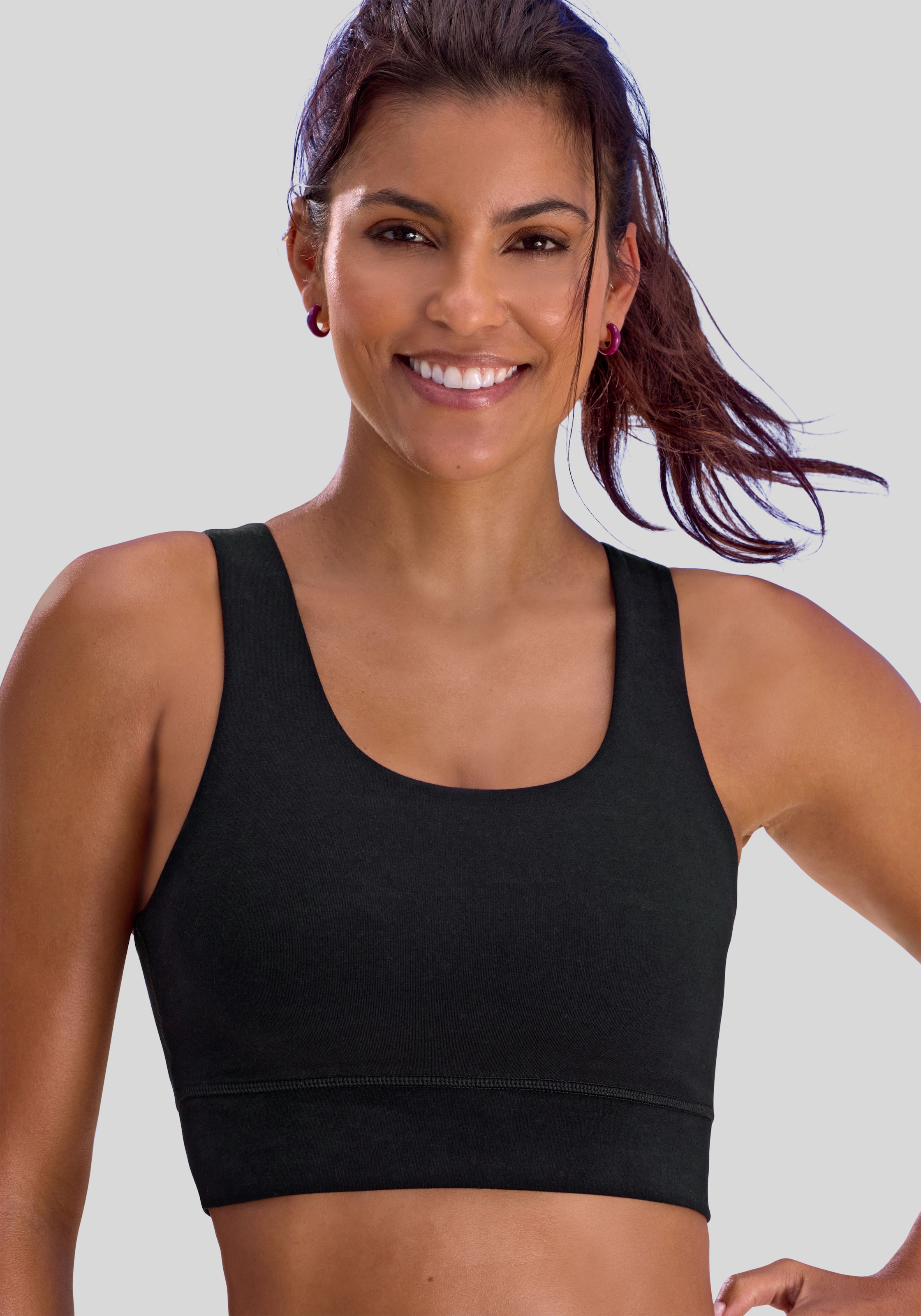 H.I.S Bustier de sport ohne Bügel, mit Minimizer-Effekt