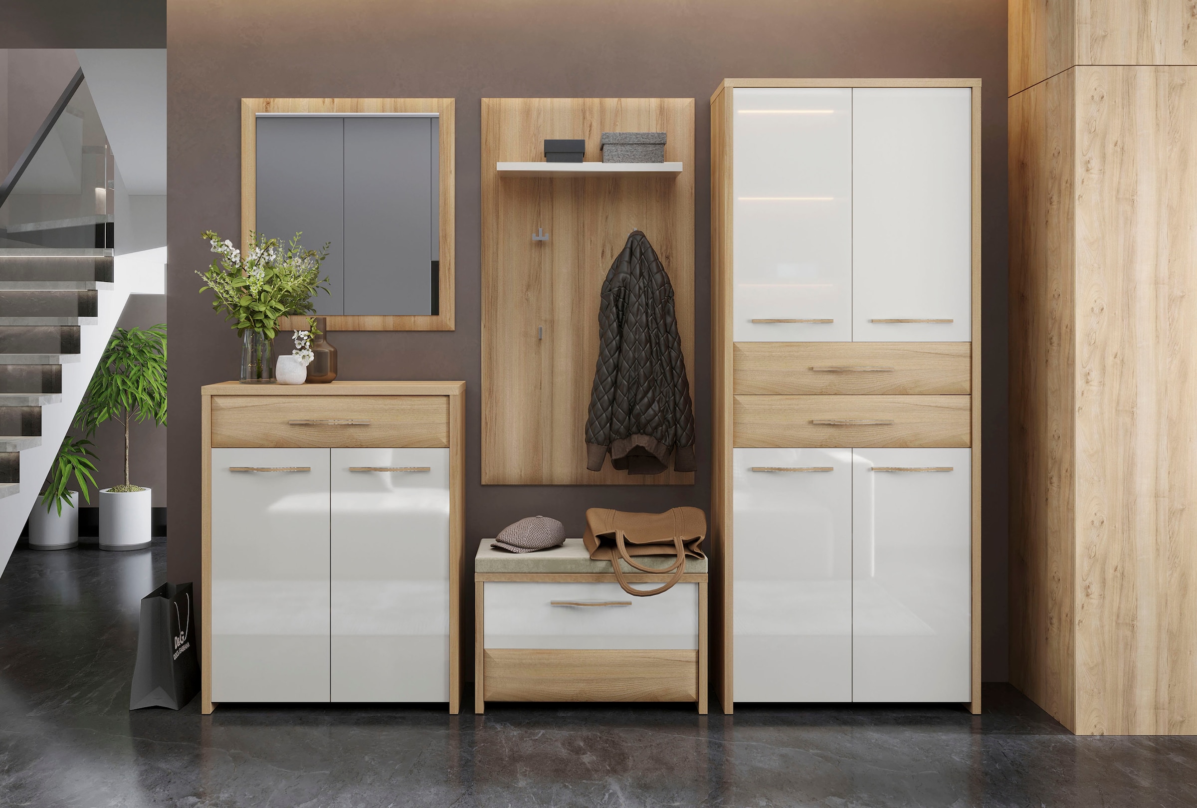 GOODproduct Wandspiegel »Gala« Breite 70 cm, mit Rahmen