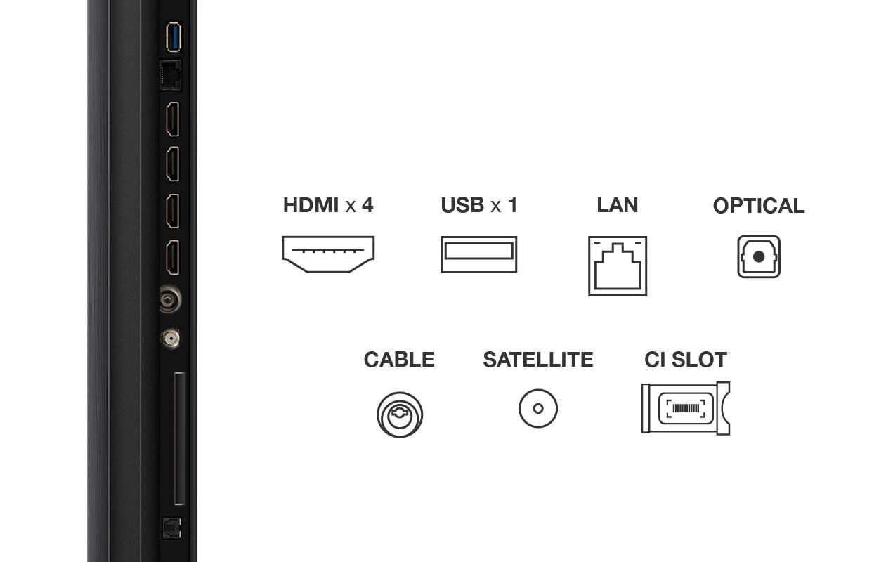 TCL Téléviseur QLED »85C6K« 216 cm/85 ″