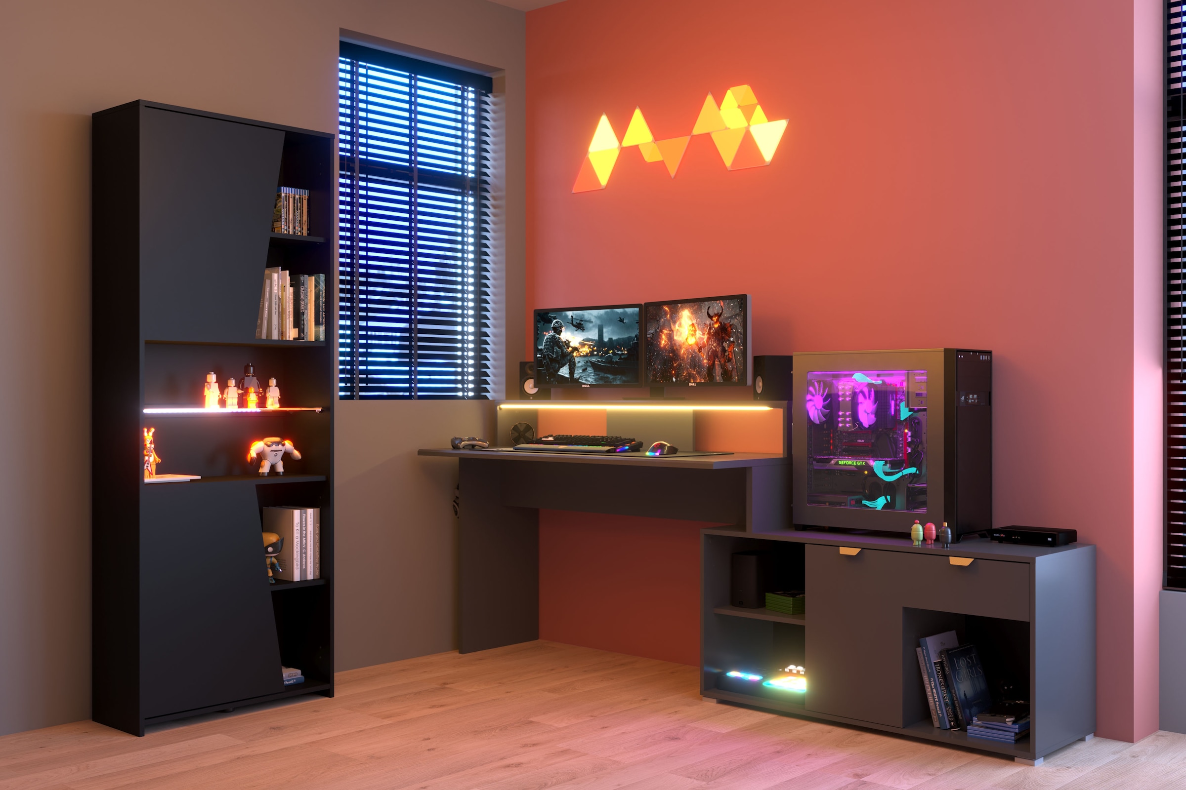 Parisot Set d'étagères »Work 2« Komplett-Set, Parisot Work 2, 2 cuis tlg.