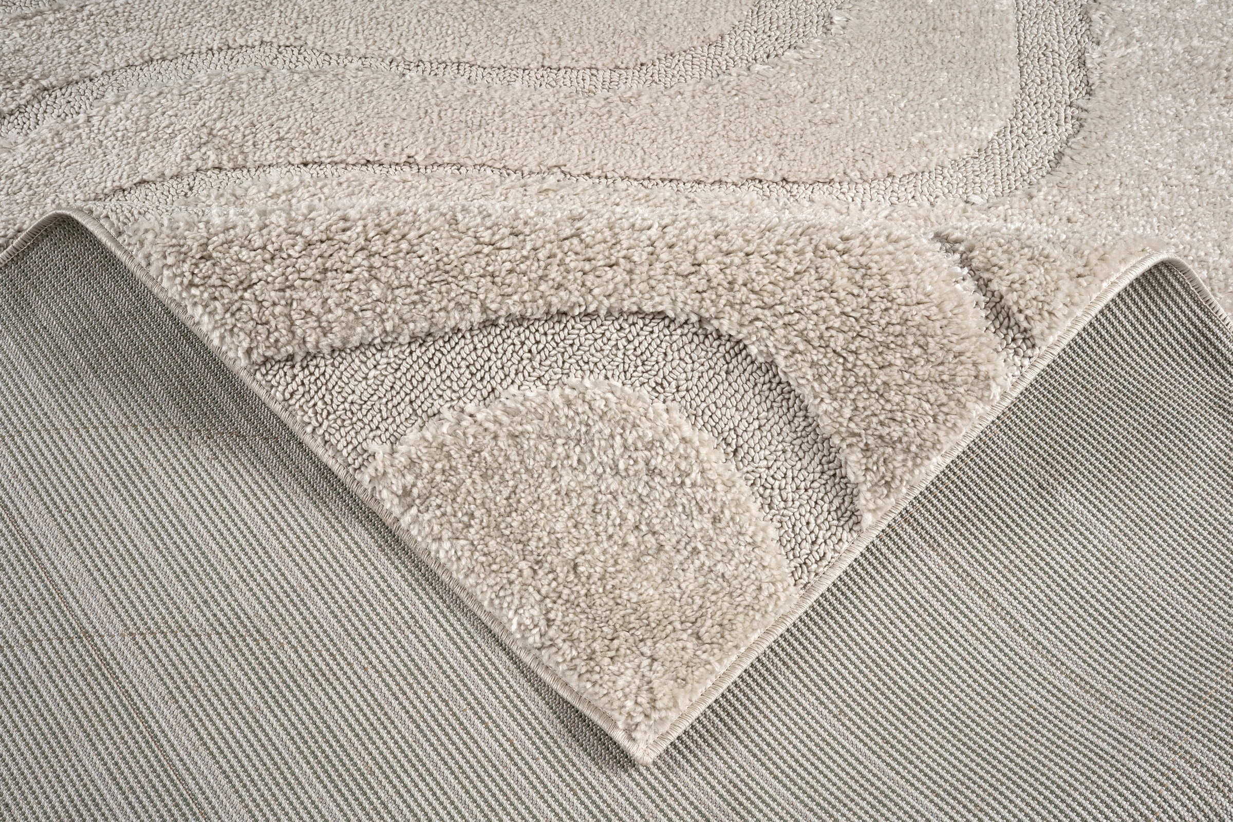 GOODproduct Teppich »Flowa, Wellenmuster, Hoch-Tief« rechteckig 20 mm Höhe Modernes Design, 3D Optik, Designteppich, Wohnzimmer