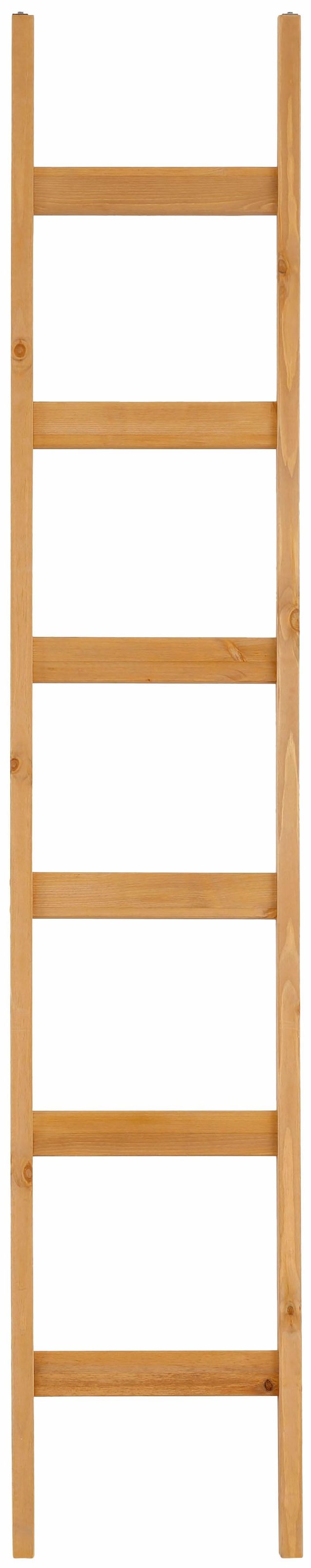 Home affaire Leiterregal »Bergen« aus massivem Kiefernholz, mit 6 Trittsprossen, Höhe 188 cm