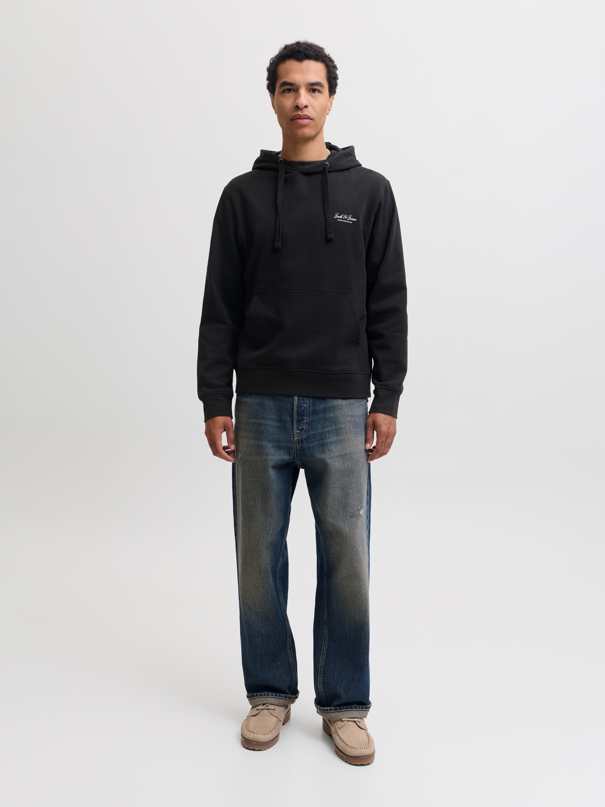 Jack & Jones Kapuzensweatshirt »JJEARCHIVE GRAPHIC SWEAT HOOD SN«, Baumwollmischung,
