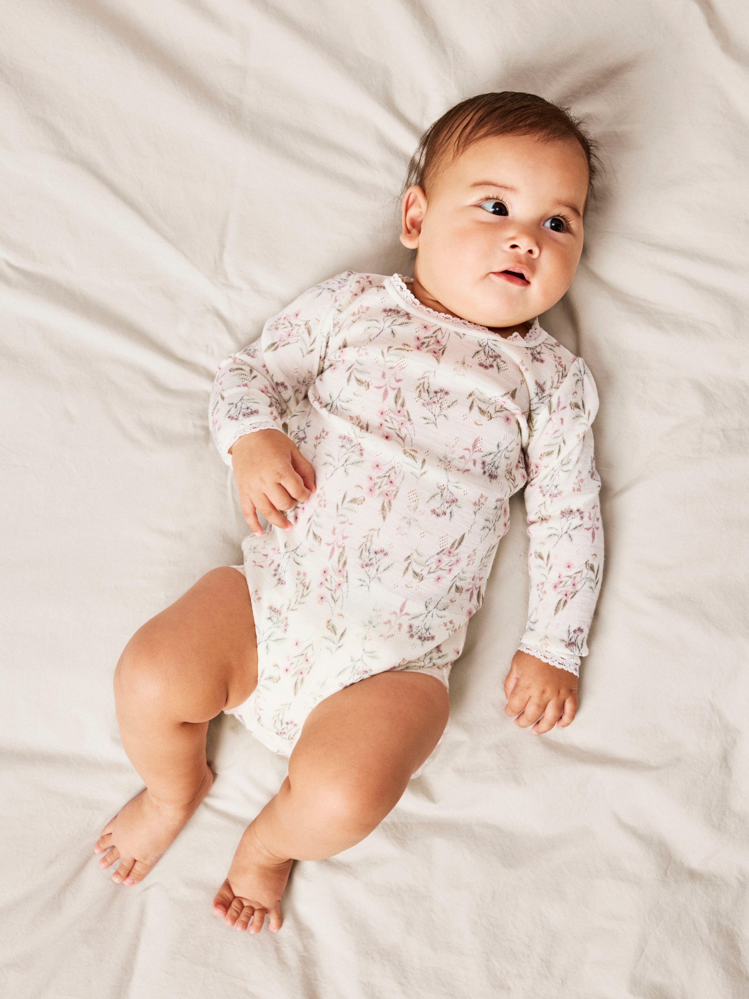 Name It Body à manches longues »NBFWANG WOOL NEEDLE LS BODY NOOS« Laine