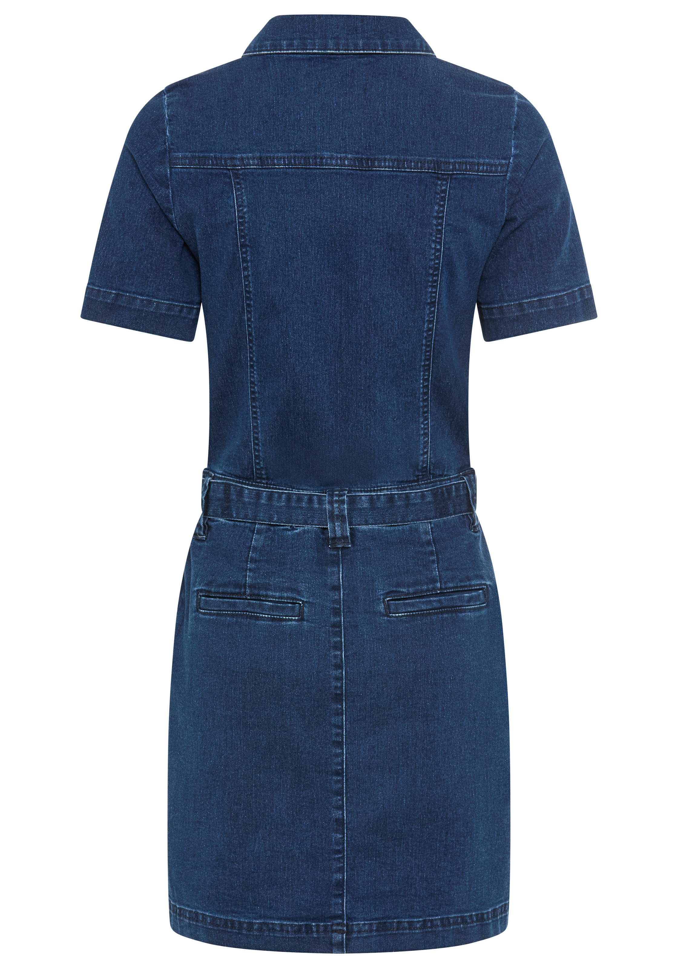 Arizona Robe en jean Poches plaquées kniefrei, aus elastischer Baumwollmischung, mit aufgesetzten Taschen