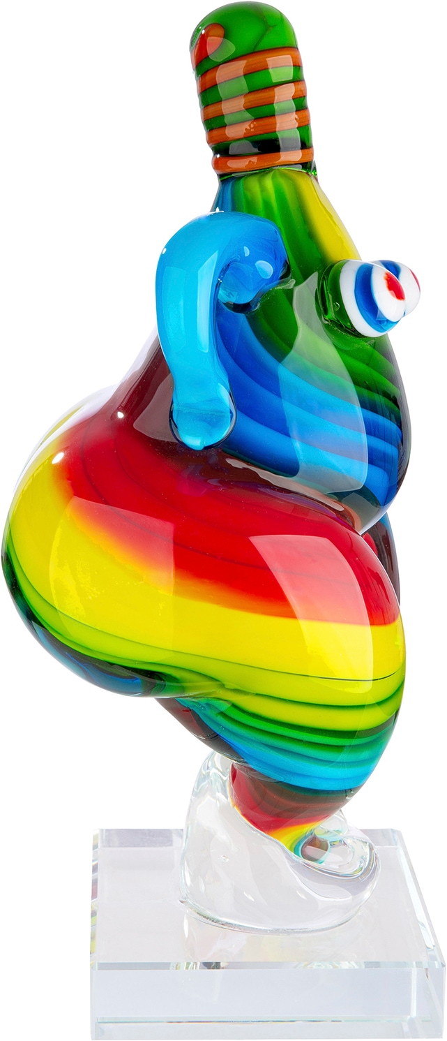 GILDE Sculpture »Figur Kim mehrfarbig« Figurine en verre motif femme, objet design, travail artisanal, art moderne