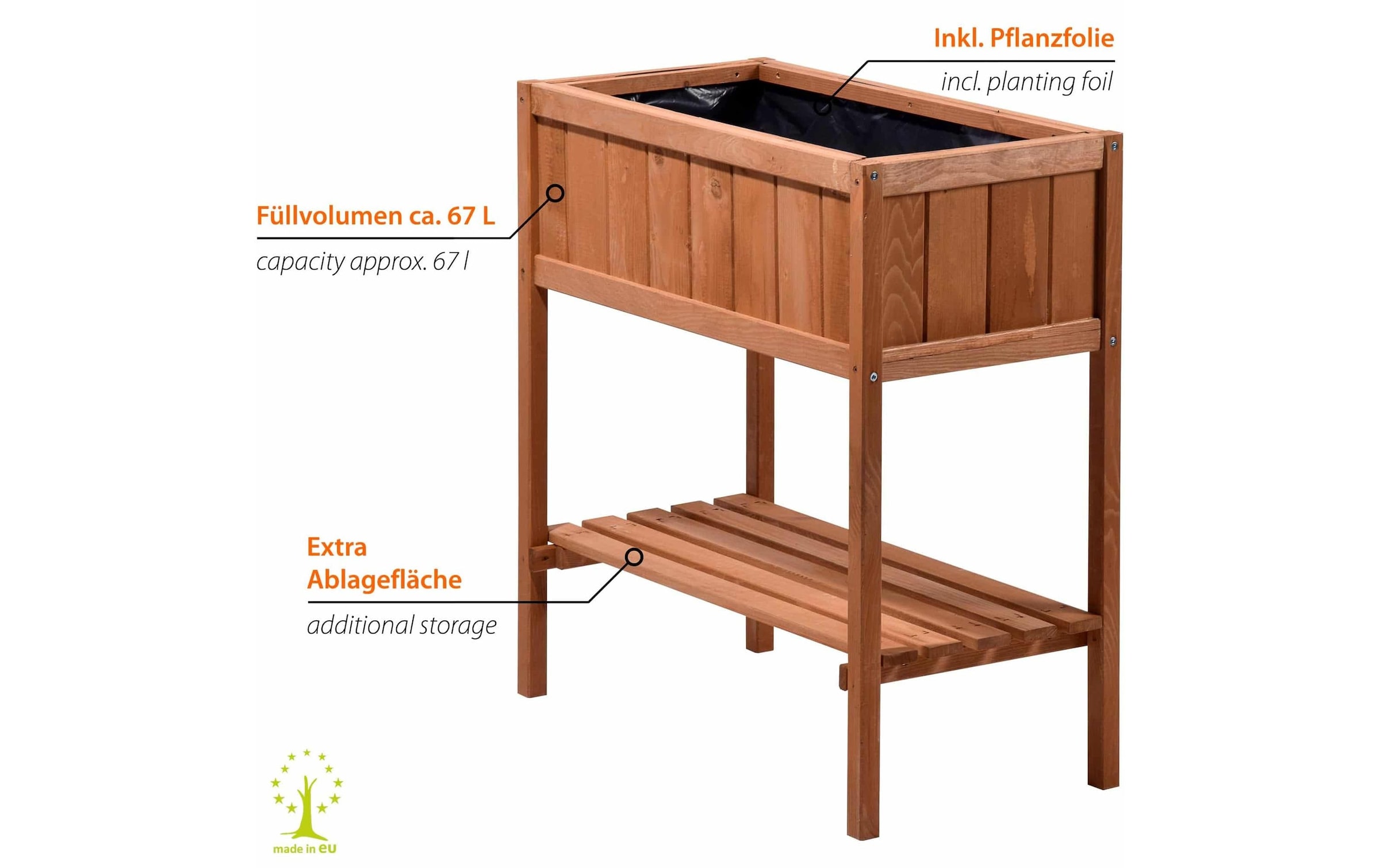 dobar Lit surélevé »mit Ablage«