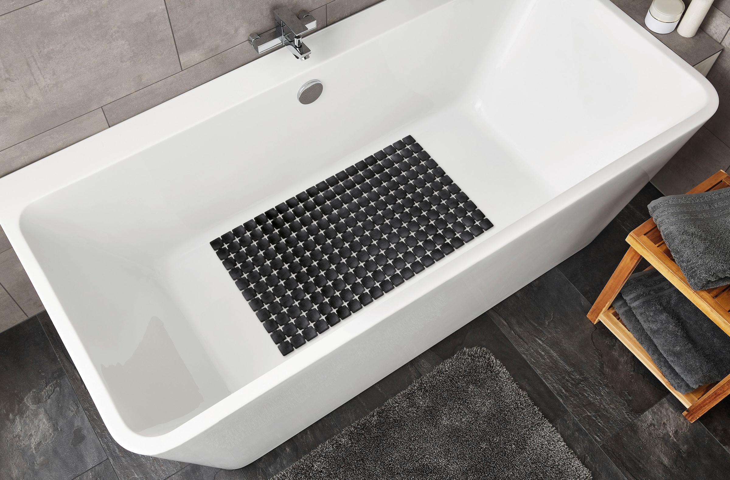 Kleine Wolke Tapis de baignoire »Gatty« avec ventouses