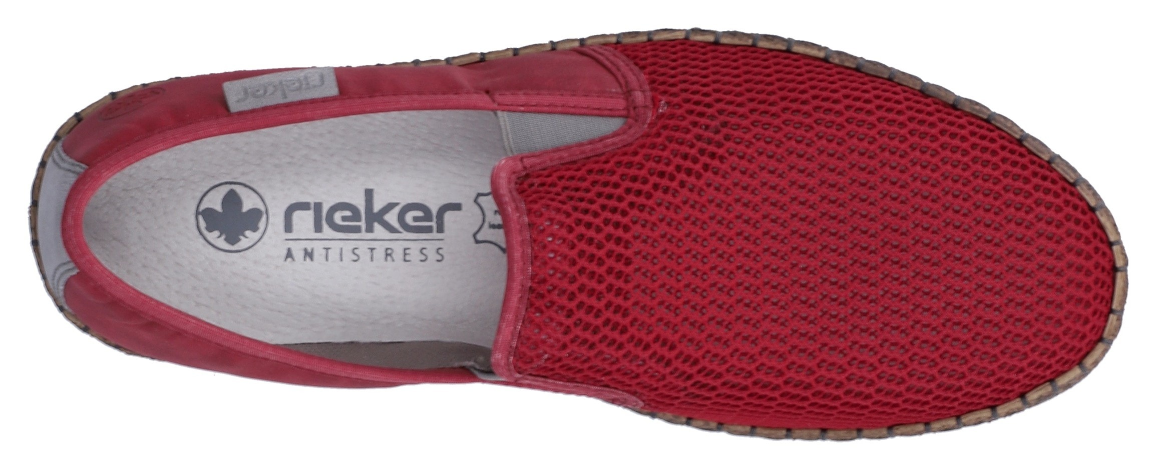 Rieker Espadrille  chaussure d’été, mocassin, chaussure de loisirs en mélange de matériaux