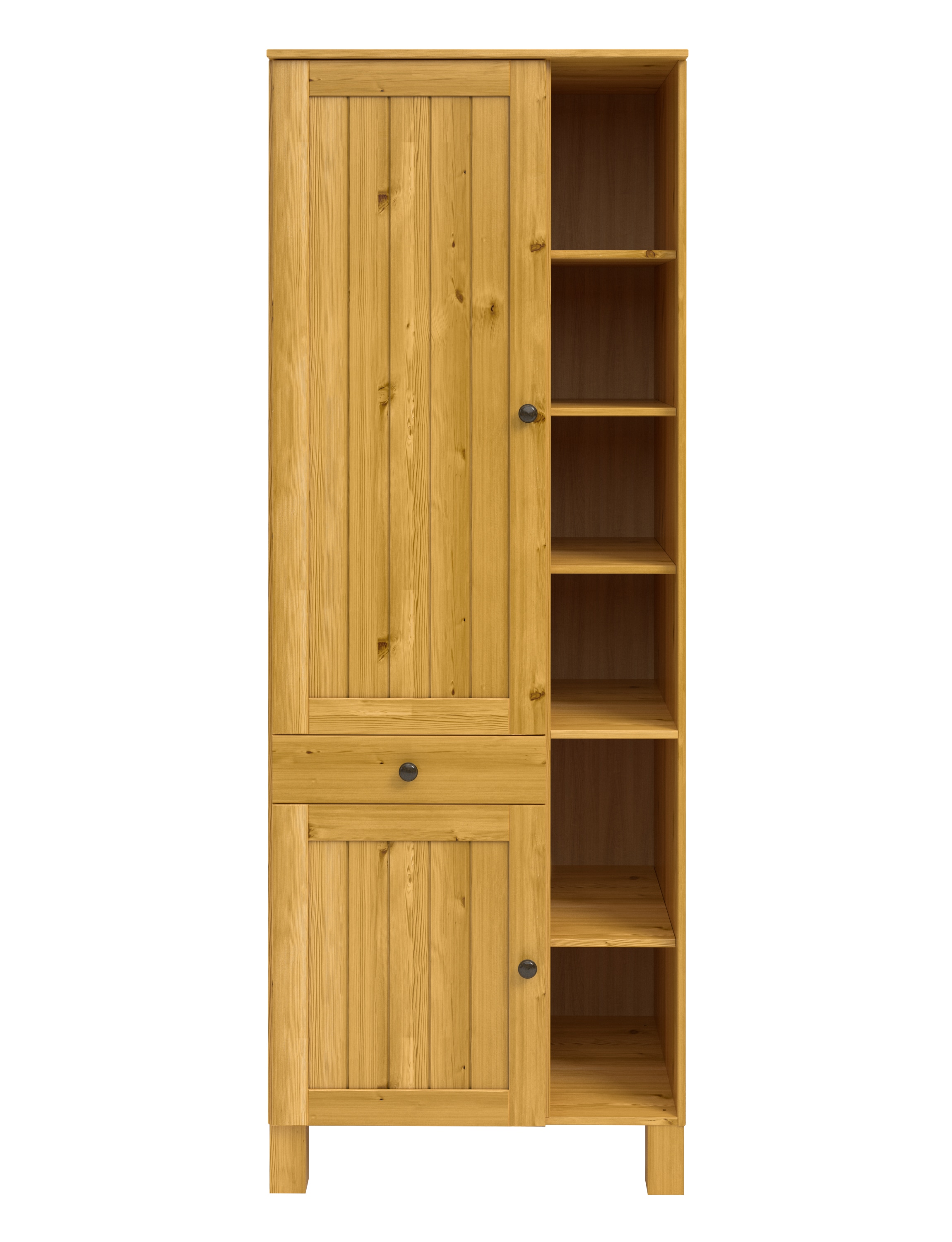 Home affaire Armoire haute »Alby2« Mit Metallgriffen, Breite 75 cm