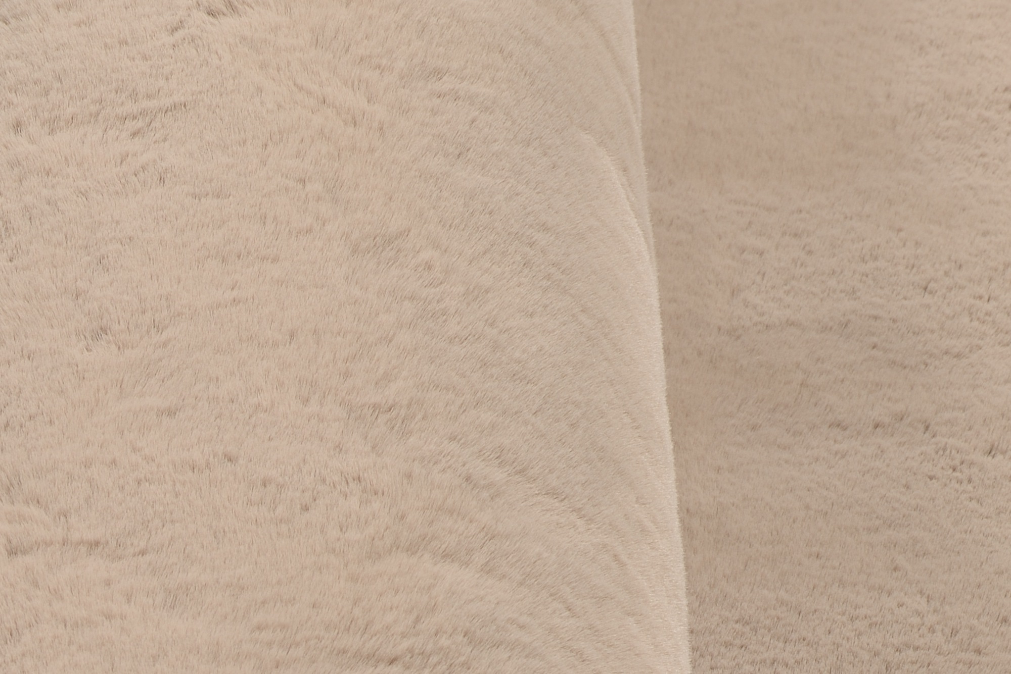 OCI DIE TEPPICHMARKE Teppich »ALISSA« rund 38 mm Höhe Kuschelig weicher Flor, Kaninchen Fell Haptik, getuftet