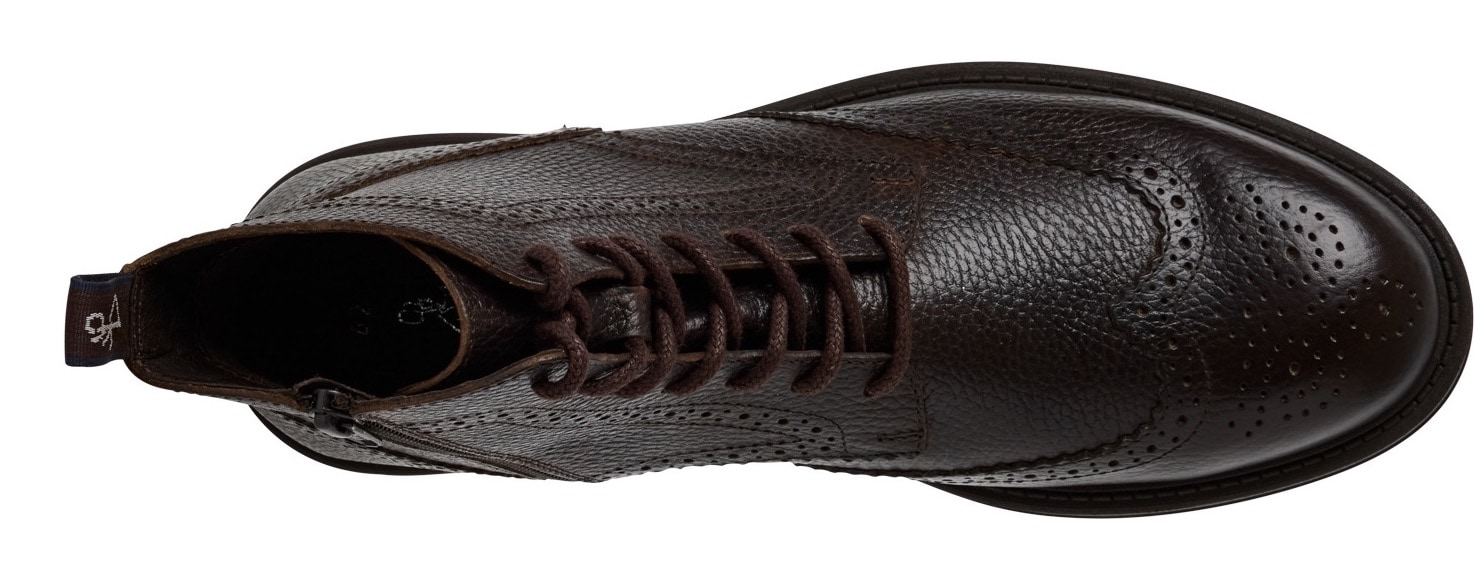 MARCO TOZZI by GMK Bottines à lacets  bottine à lacets, chaussure business avec élégante perforation lyrale