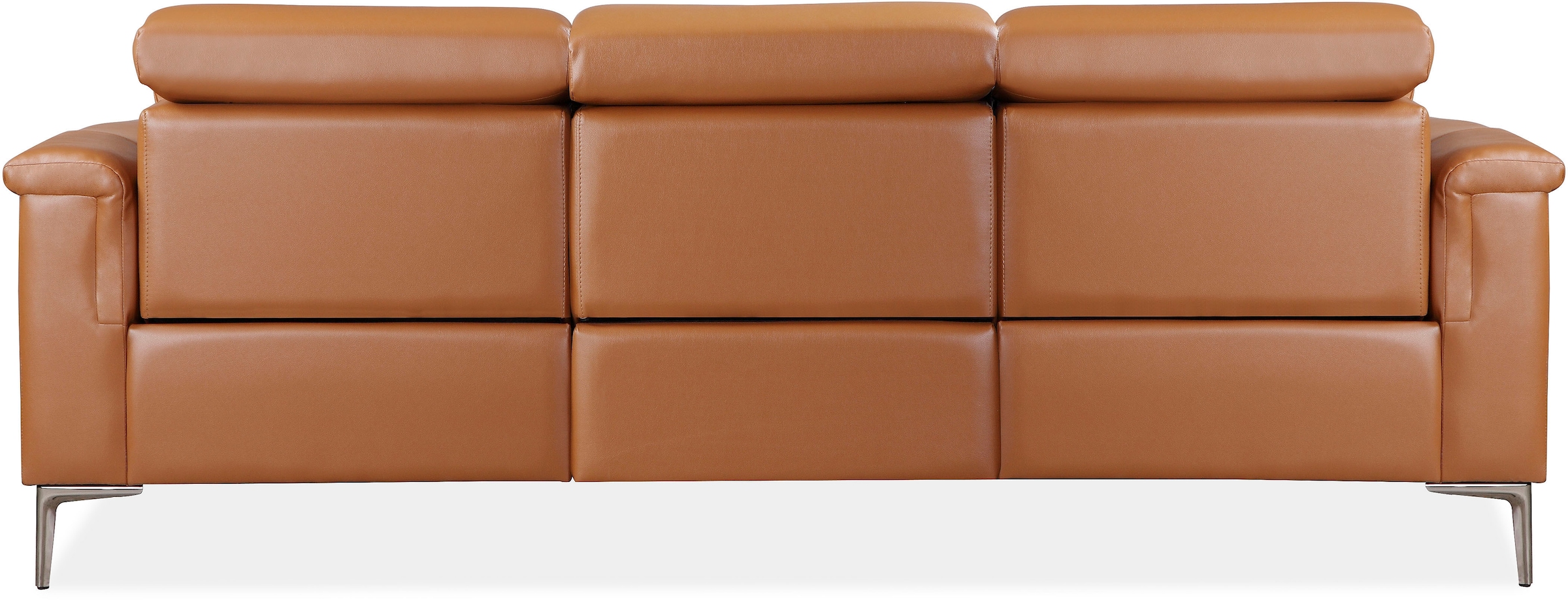 Home affaire 3-places »Lund, mit manueller und elektrischer Relaxfunktion« in 2 Sitzen (links u. rechts), USB-C, Echtleder, Kunstleder, Webstoff,