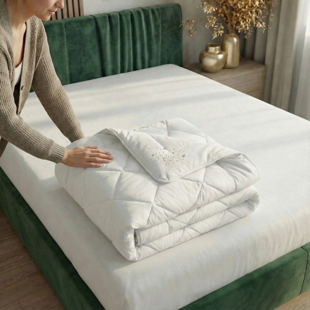 GOODproduct Couette microfibre »Baca, Bettdecke 135x200 cm, 155x220 cm und weitere Grössen« leicht Füllung aushochwertiger6D-Hohlfaser Bezug Polyester 1 cuis tlg. Bettdecken, Sommer, Winter, 4-Jahreszeiten, Decke