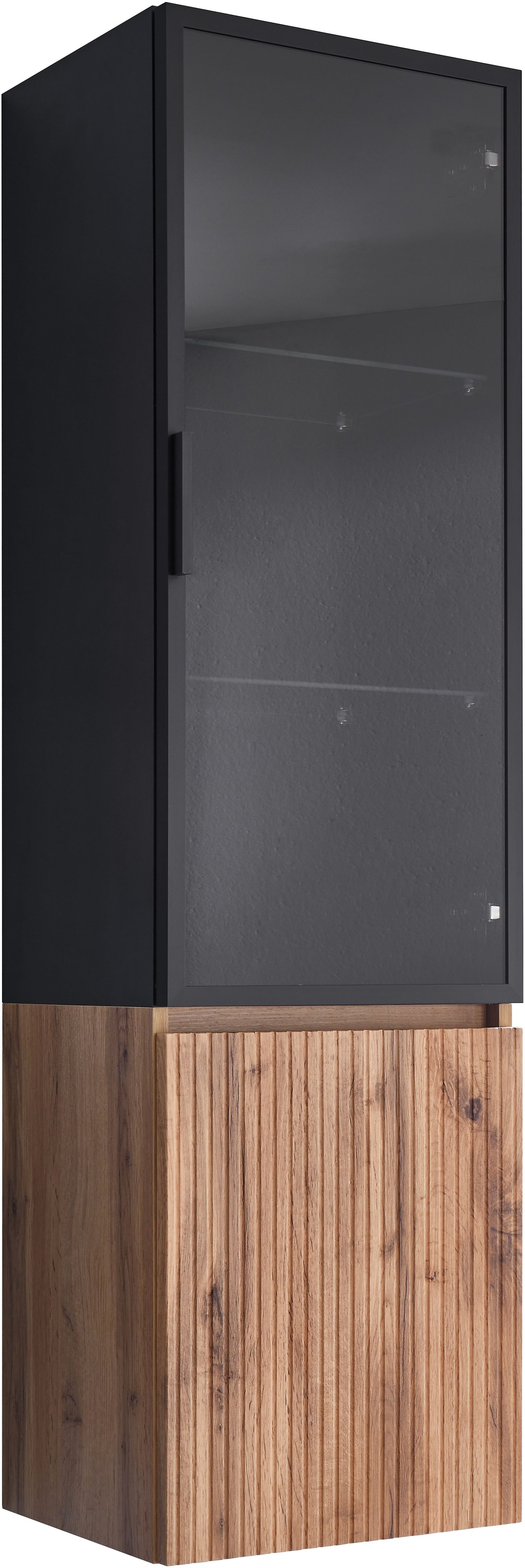 BASIC by Balculina Hochschrank »Loris BxHxT 40x140x32 cm« 1 Stk. tlg. Breite 40cm, Softclose, Glastür