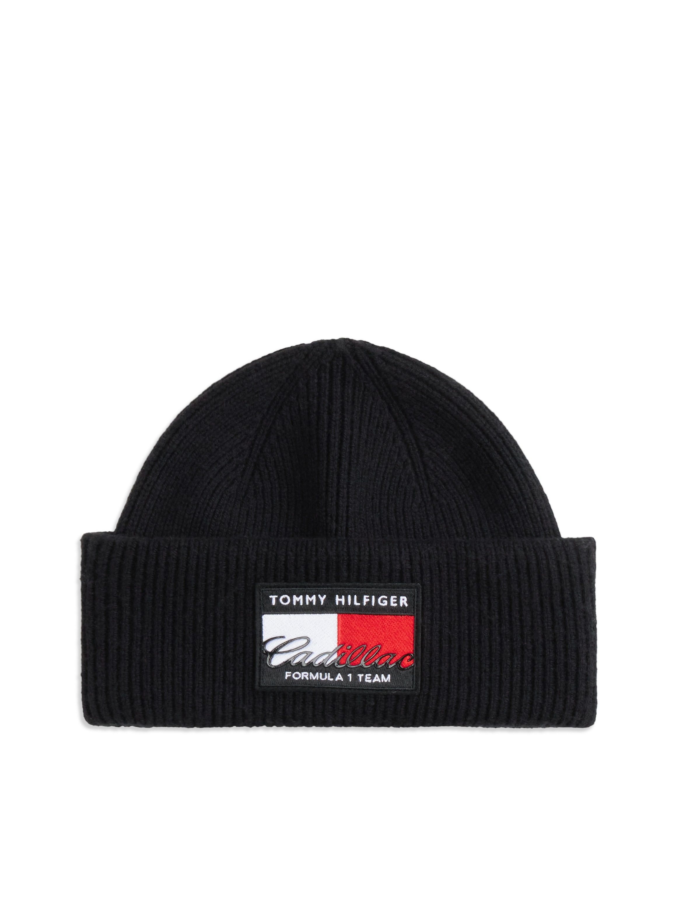 Tommy Hilfiger Bonnet »TH x Cadillac Formula 1® Team-Flag-Logo« mélange de laine, unisexe