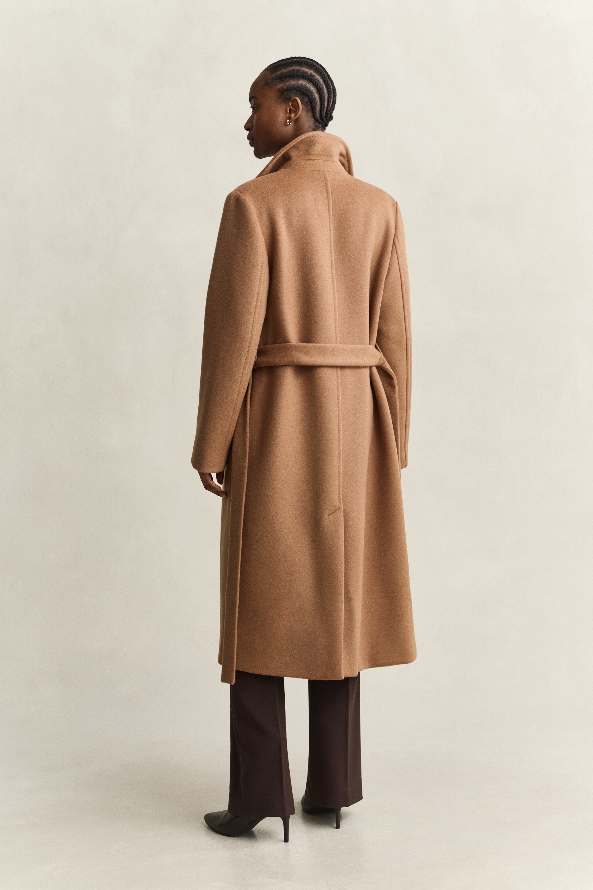Gant Manteau en laine »BELTED WOOL BLEND« Reverskragen, mit Bindegürtel