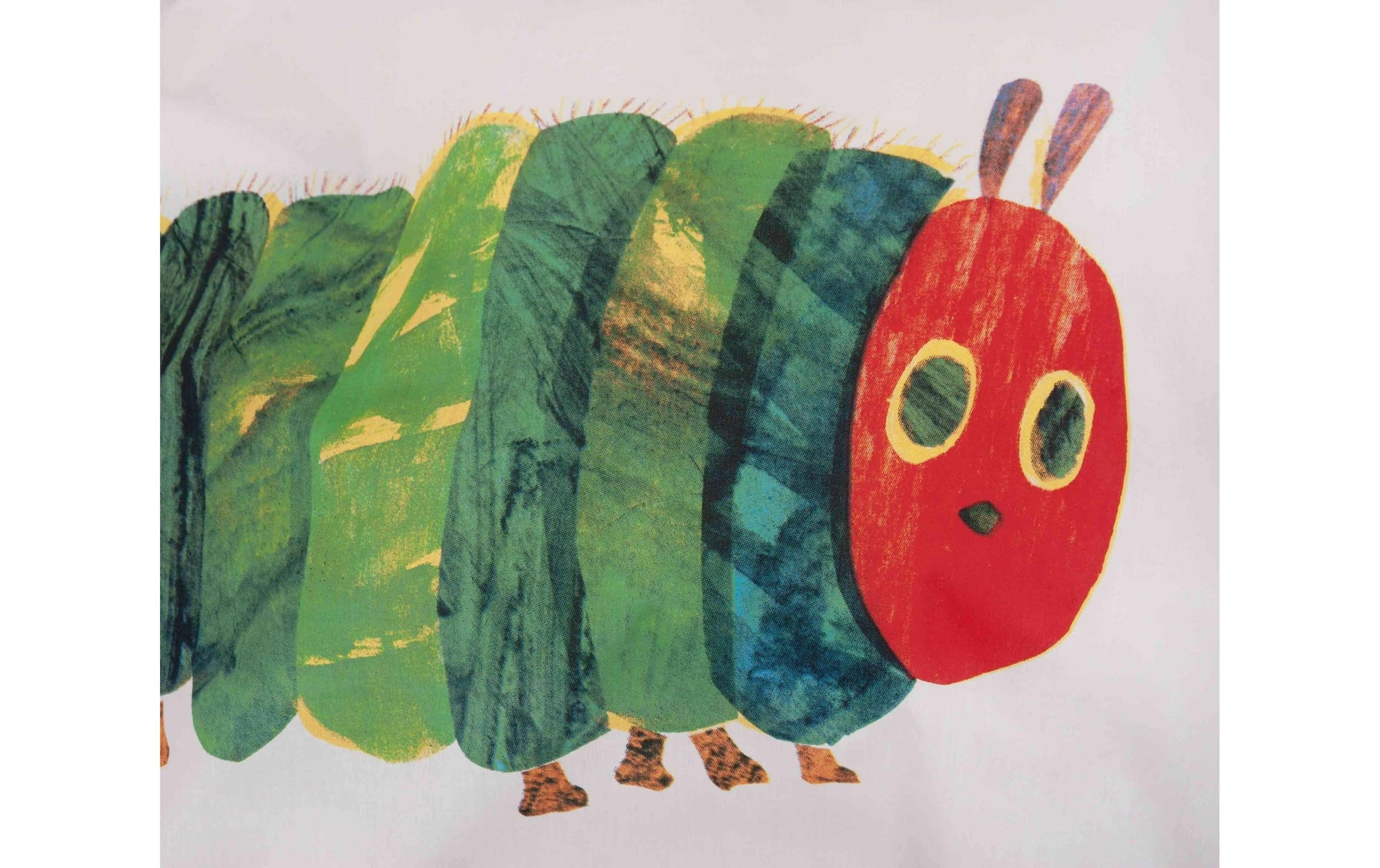 Herding Linge de lit pour enfants »Die kleine Raupe Nimmersatt« mit tollem Motiv