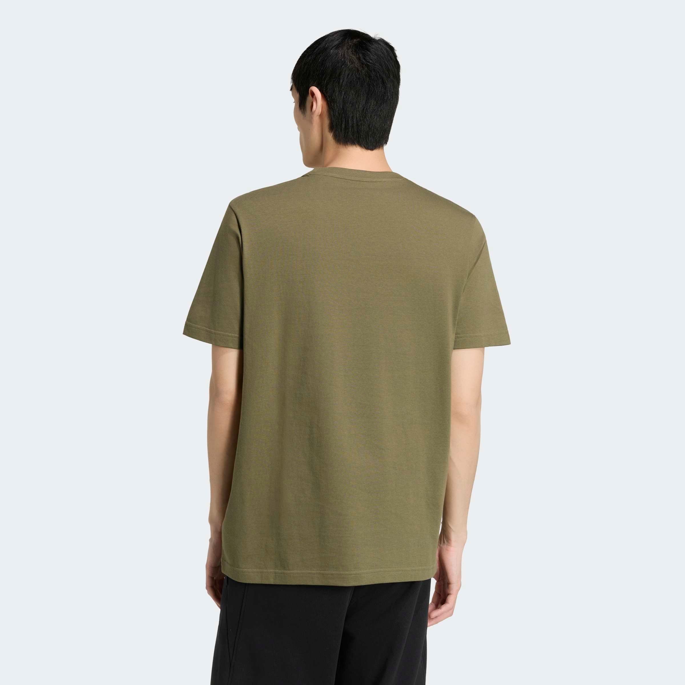 adidas Sportswear T-Shirt »CAMO 3-BALKEN GRAFIK« mit Rundhalsausschnitt, ohne Verschluss, aus Baumwolle, normale Länge