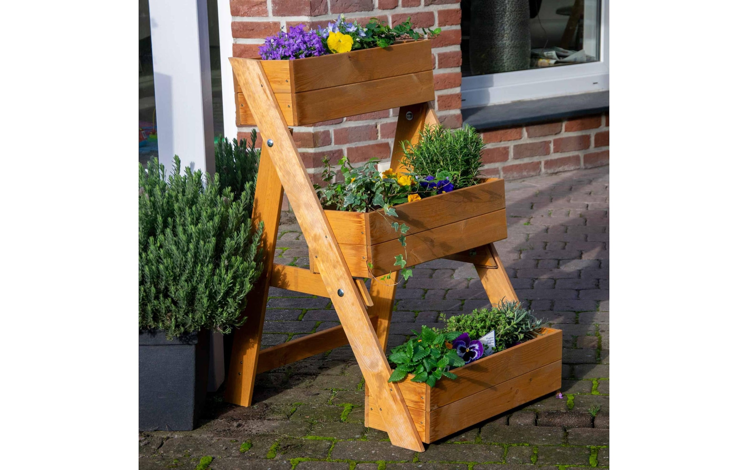 dobar Lit surélevé »Pflanztreppe 3-stufig«