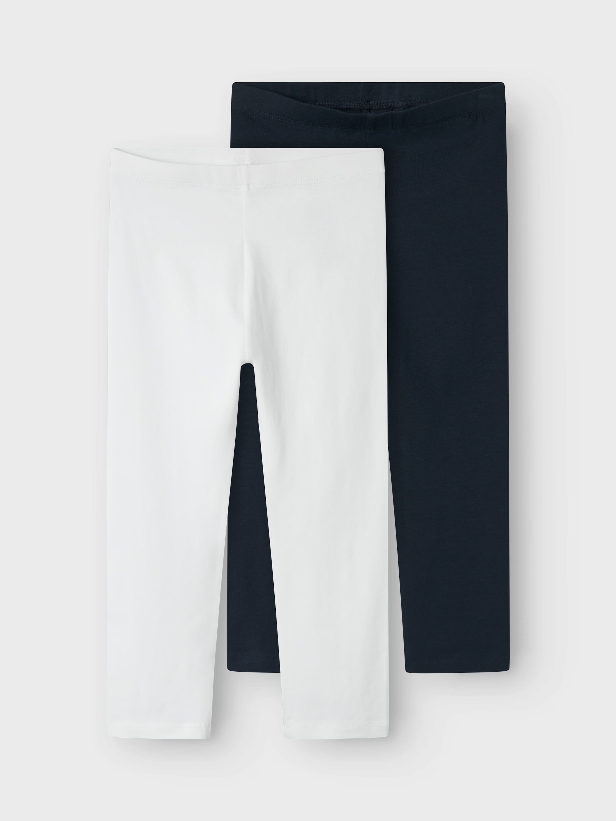 Name It Corsaire »NKFVIVIAN 2P CAPRI LEGGING F NOOS«  en mélange de coton avec élasthanne, coupe régulière, longueur mollet, élastique