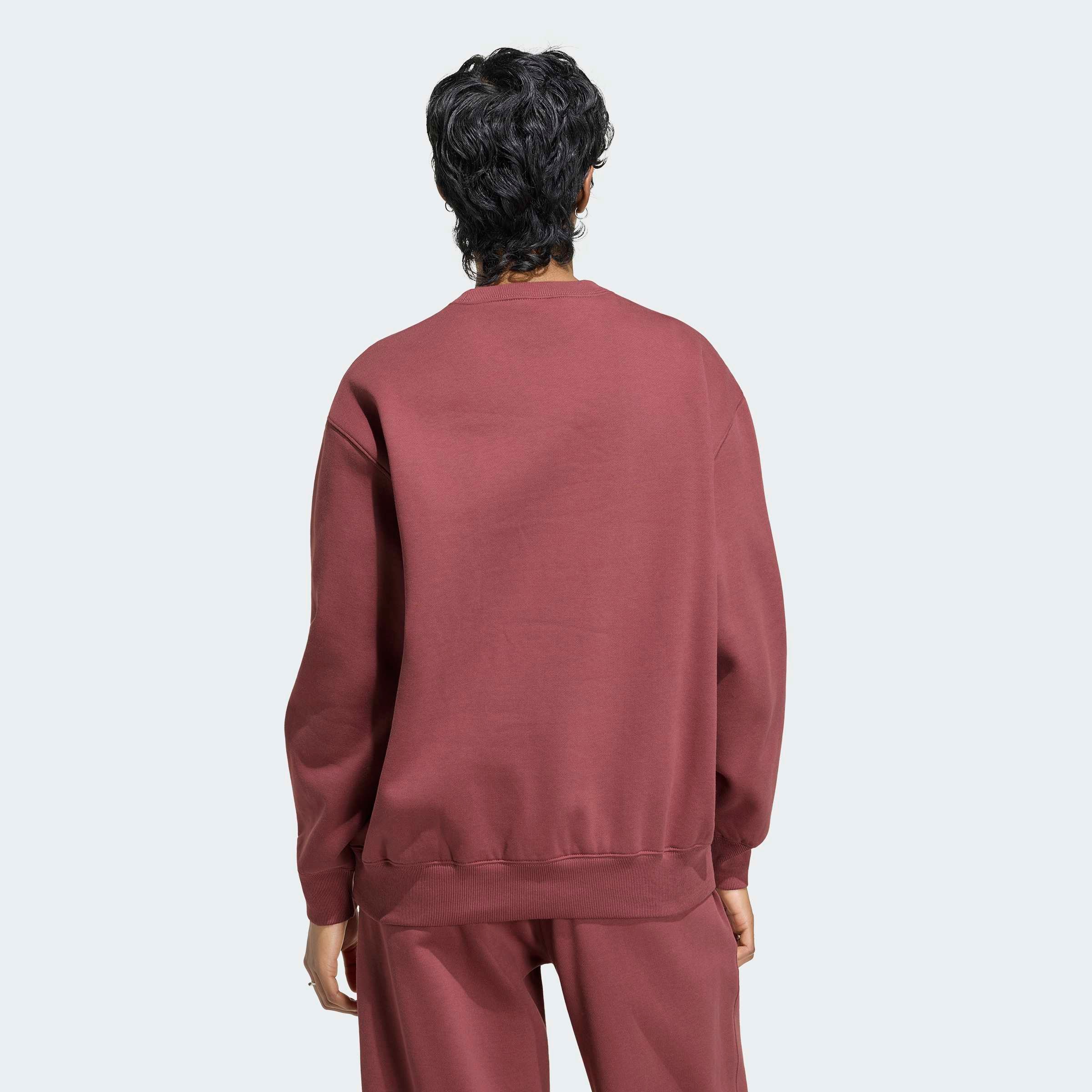 adidas Originals Sweat-shirt »ESS FL CRW OS«, avec encolure ronde, sans fermeture, en coupe normale
