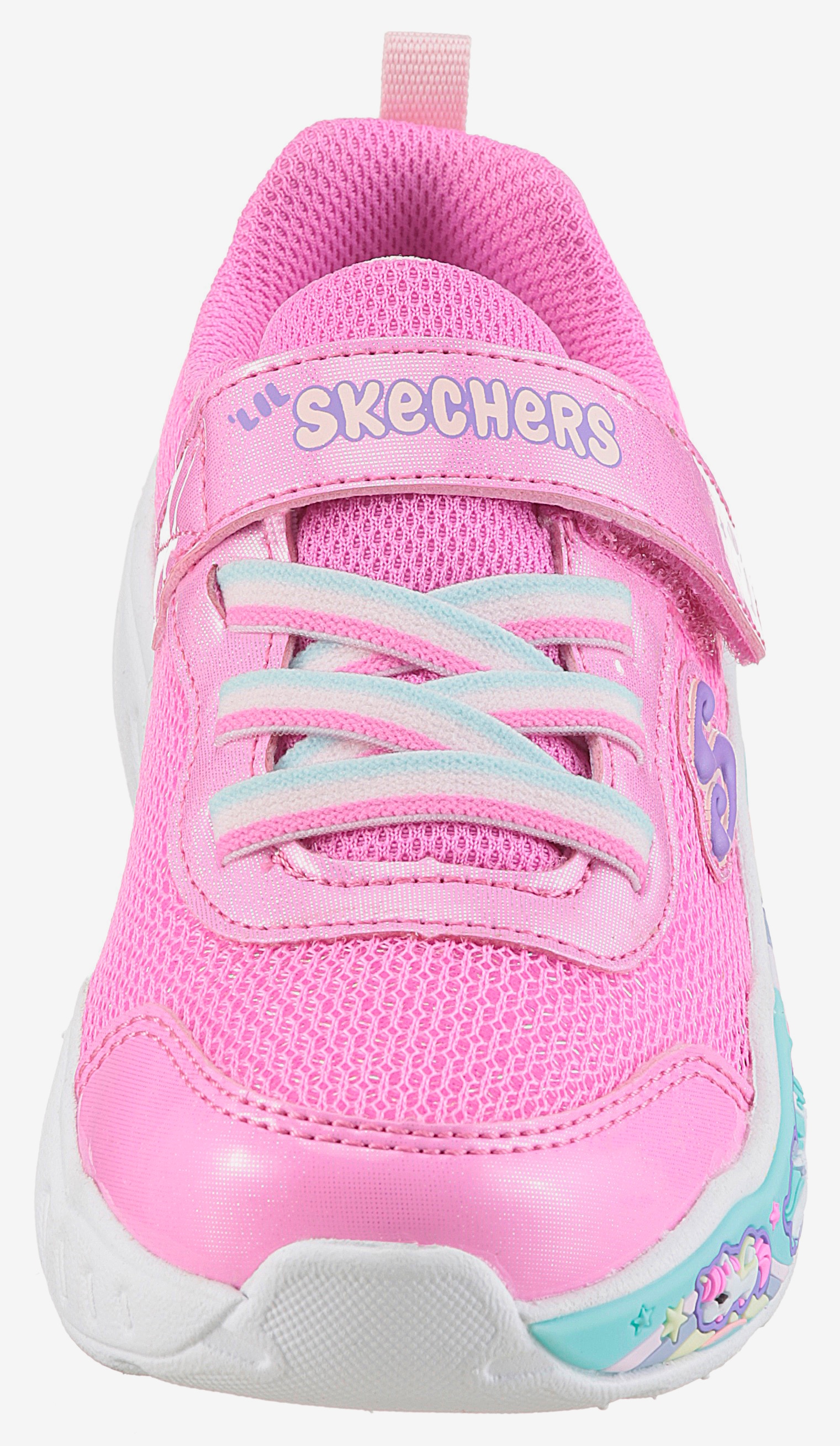 Skechers Chaussures de marche »PLAY SCENE-FUN SQUAD«  Sneaker mit bunten Motiven verziert, Grössenschablone zum Download