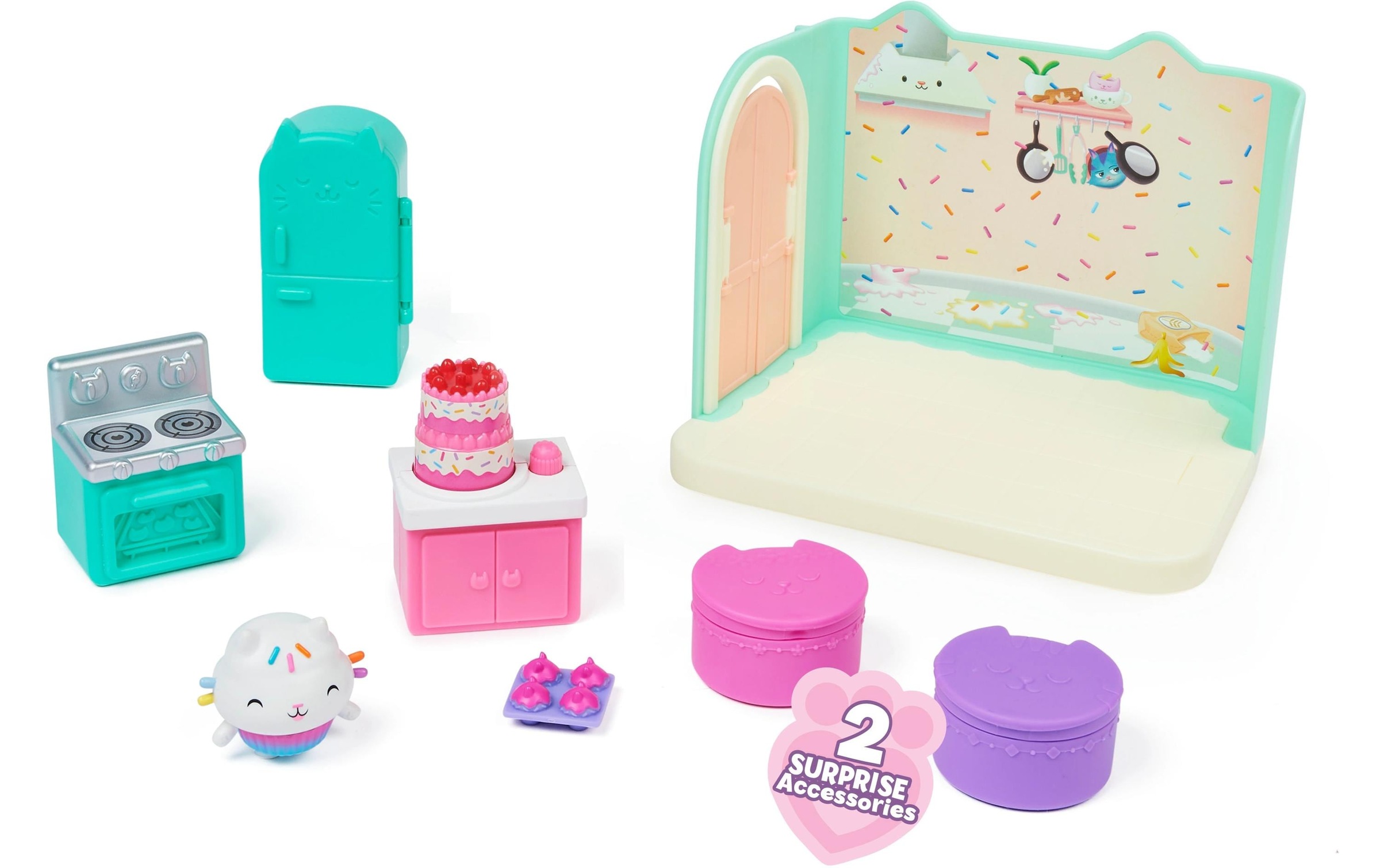 Spin Master Spielwelt »Gabby's Dollhouse Cakey's Küche Deluxe Rooms«