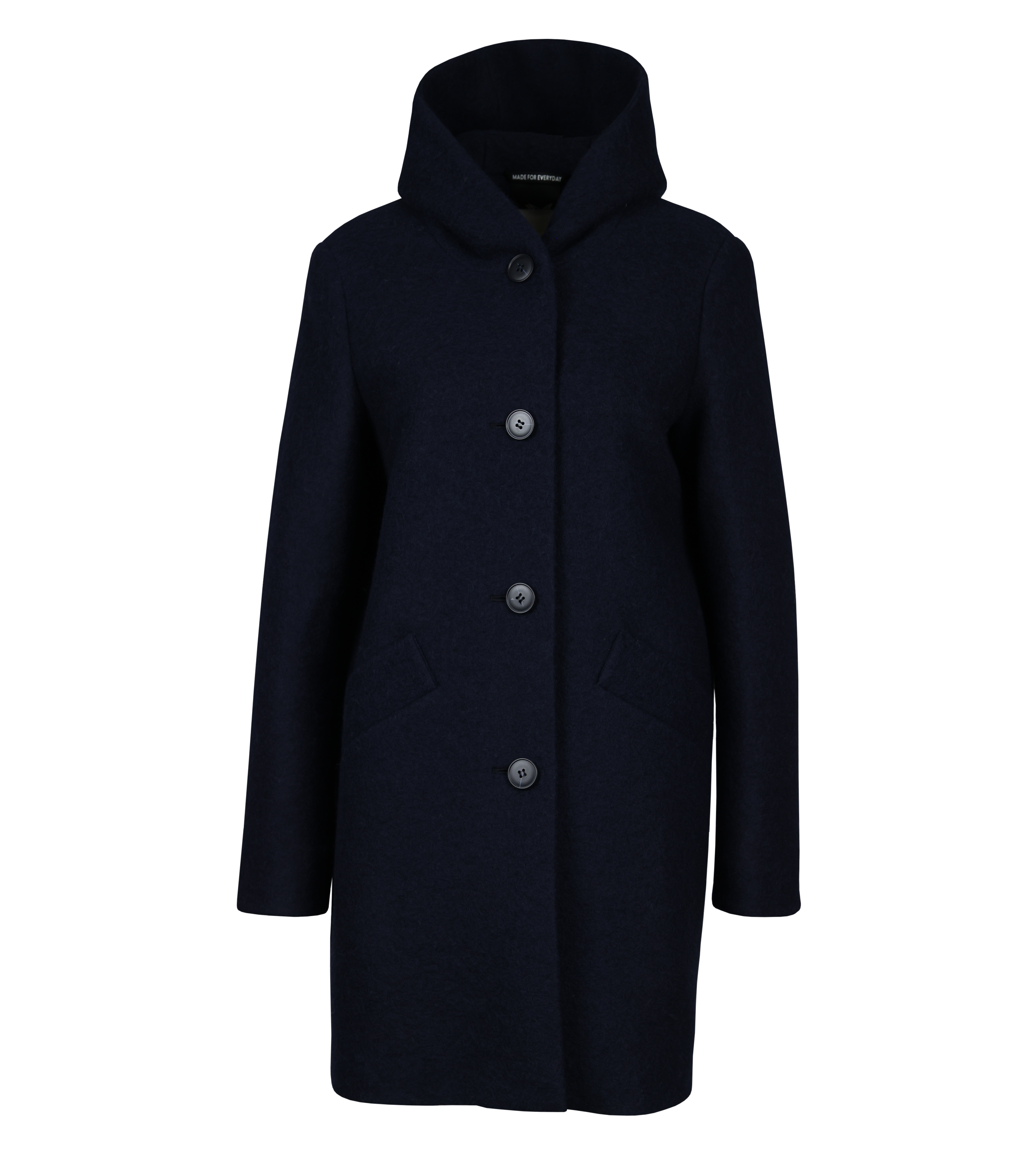 Fuchs Schmitt Manteau court »Wollstrickmantel« avec capuche