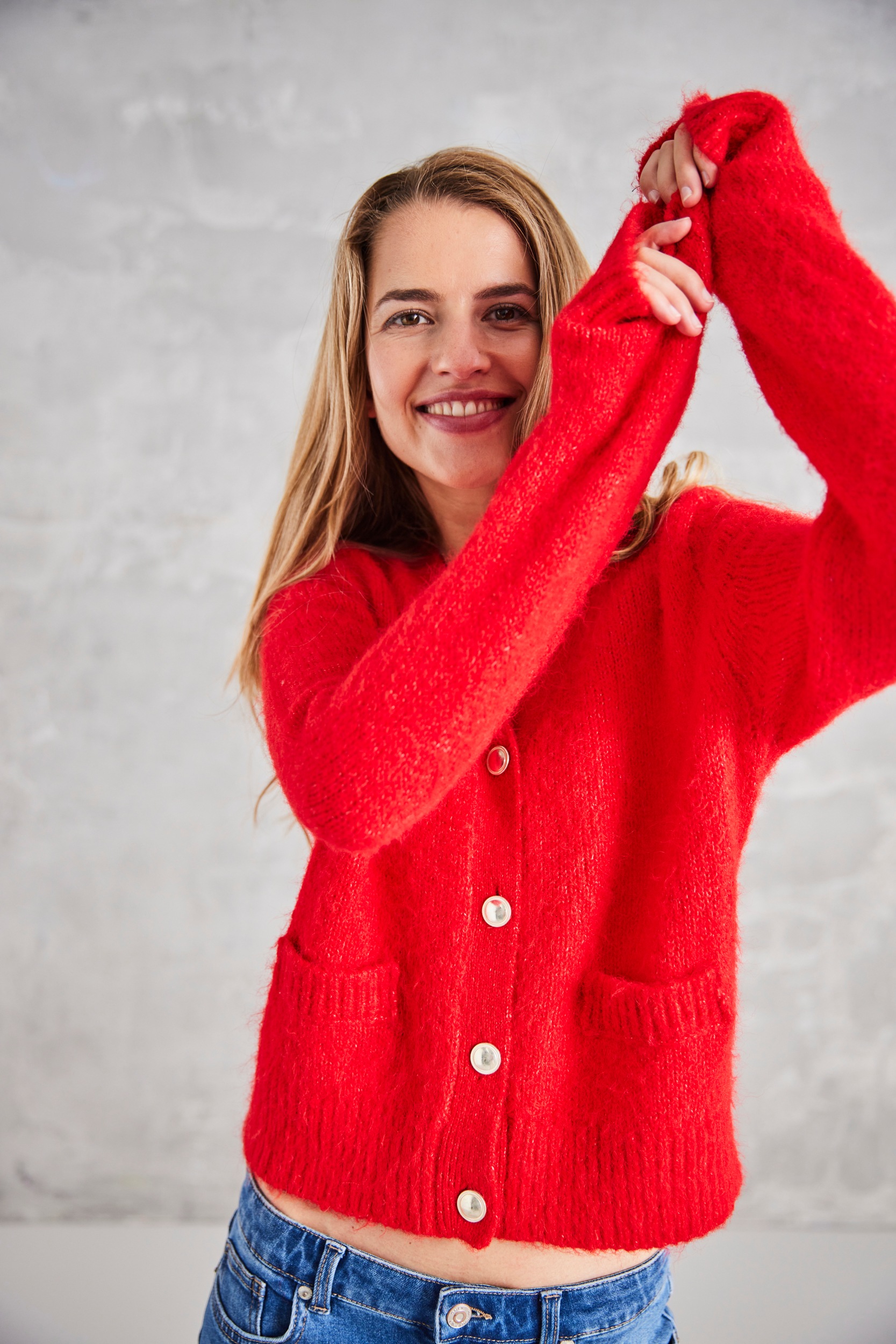 ONLY Veste en tricot »ONLMAGGIE LIFE LS V-NECK CARDI CC KNT«