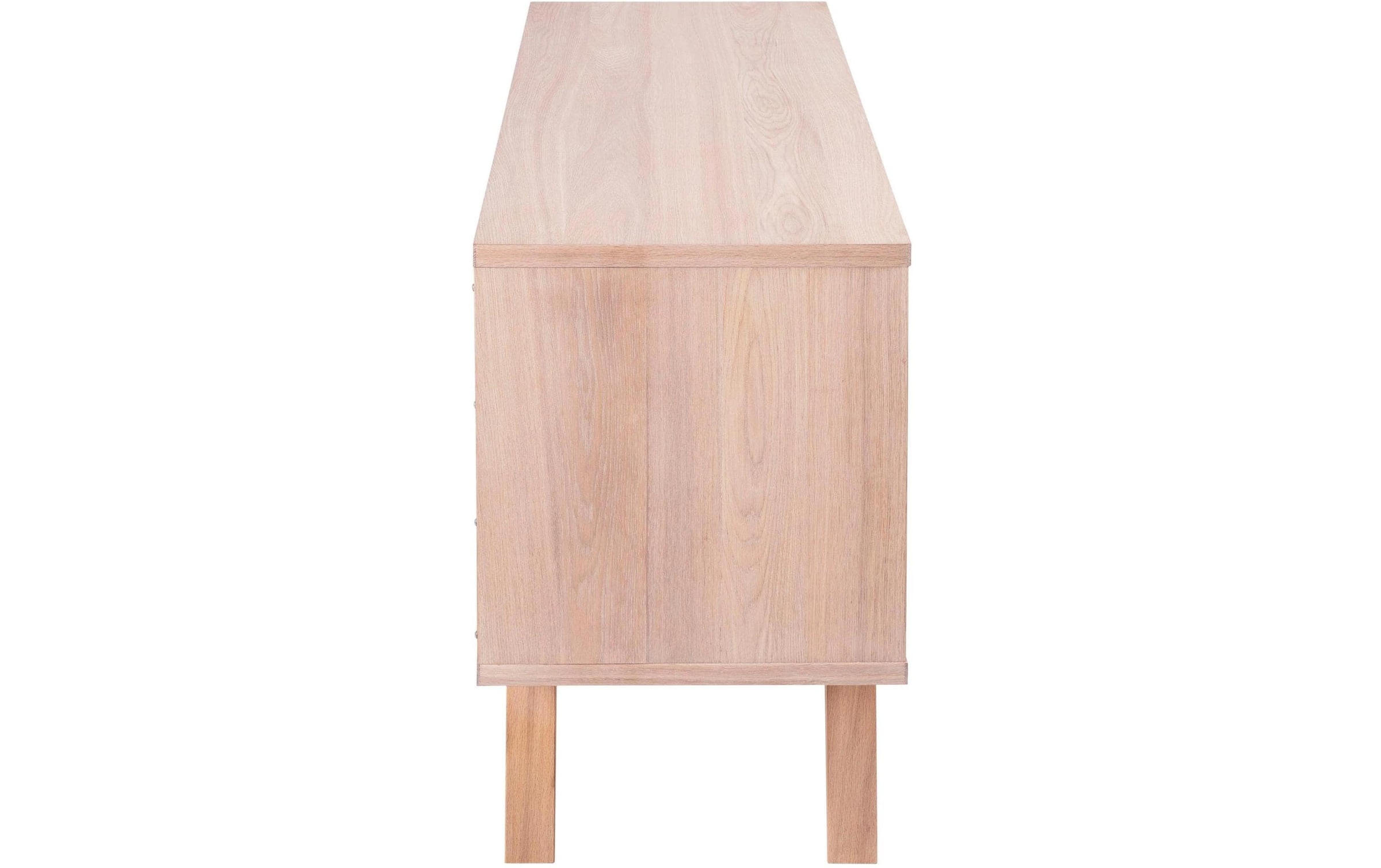 AC Design Anrichte »A-Line« Sideboard, weiss pigmentierte Eiche, 1 Tür, 4 Schubladen, Breite 160 cm