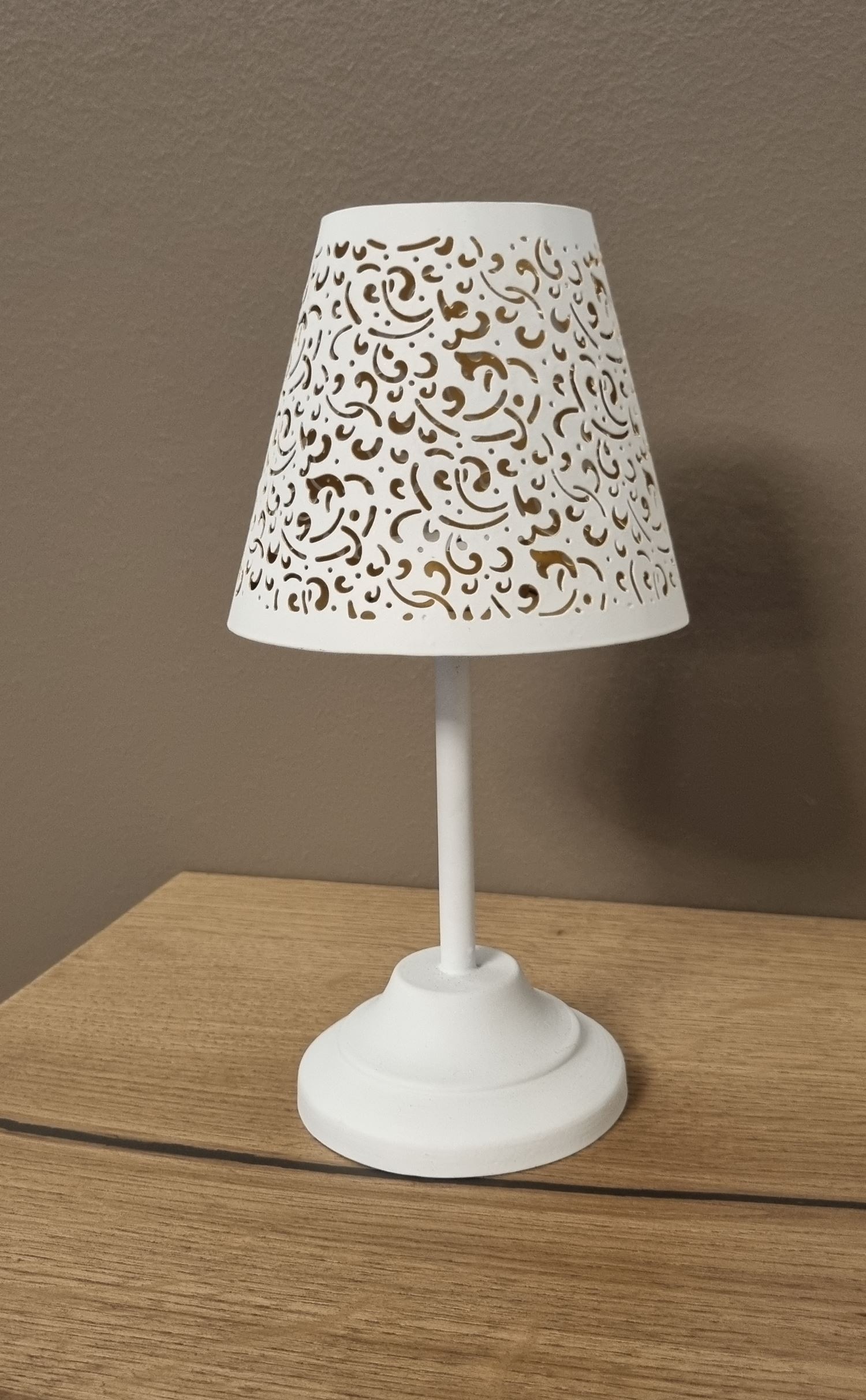 Ambiente Haus Teelichthalter »Teelicht-Lampe in Weiss - (H) 24 cm«