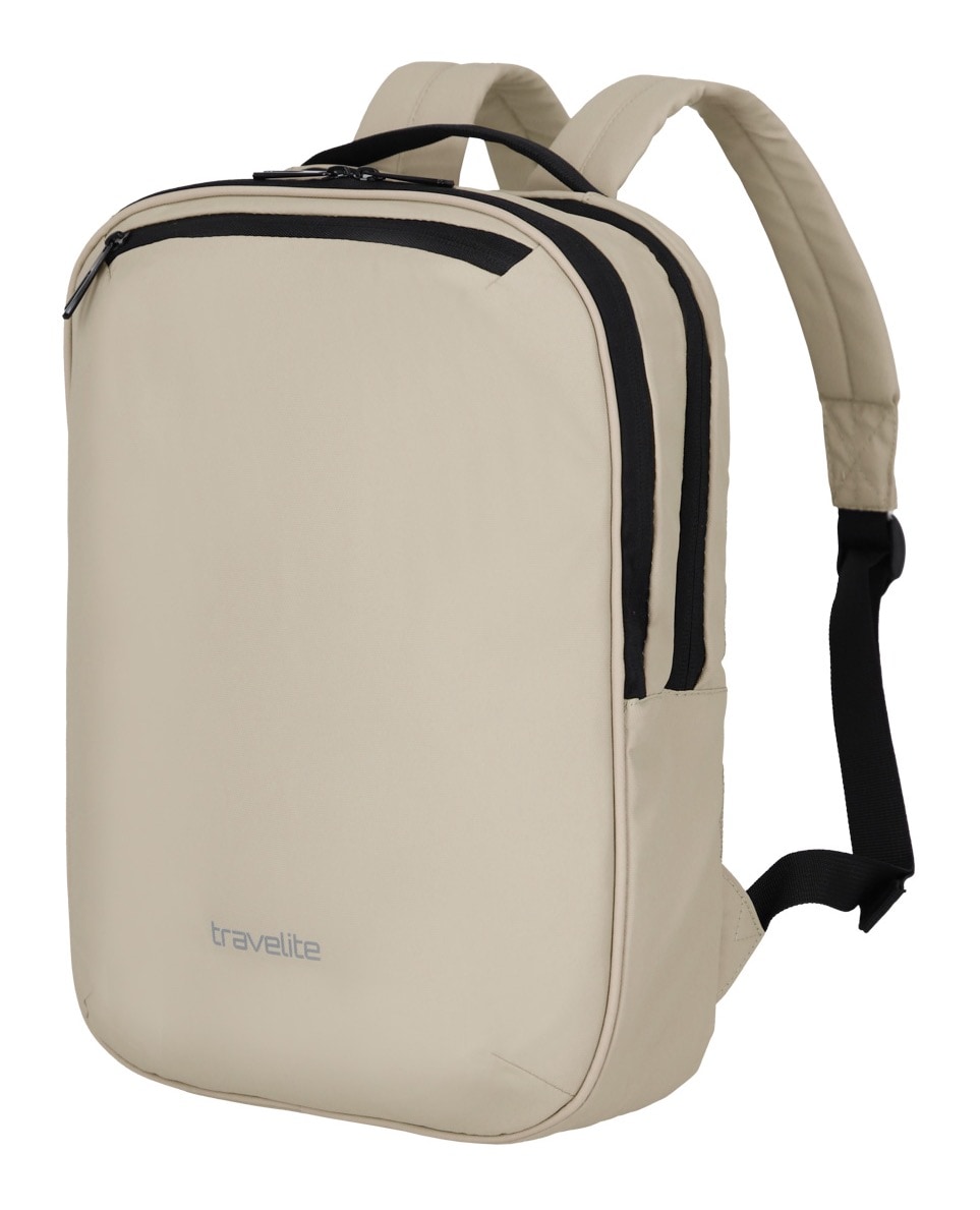 travelite Daypack »BASICS Plane Rucksack mit Laptopfach« mit gepolstertem Laptopfach und Sicherheitsfach