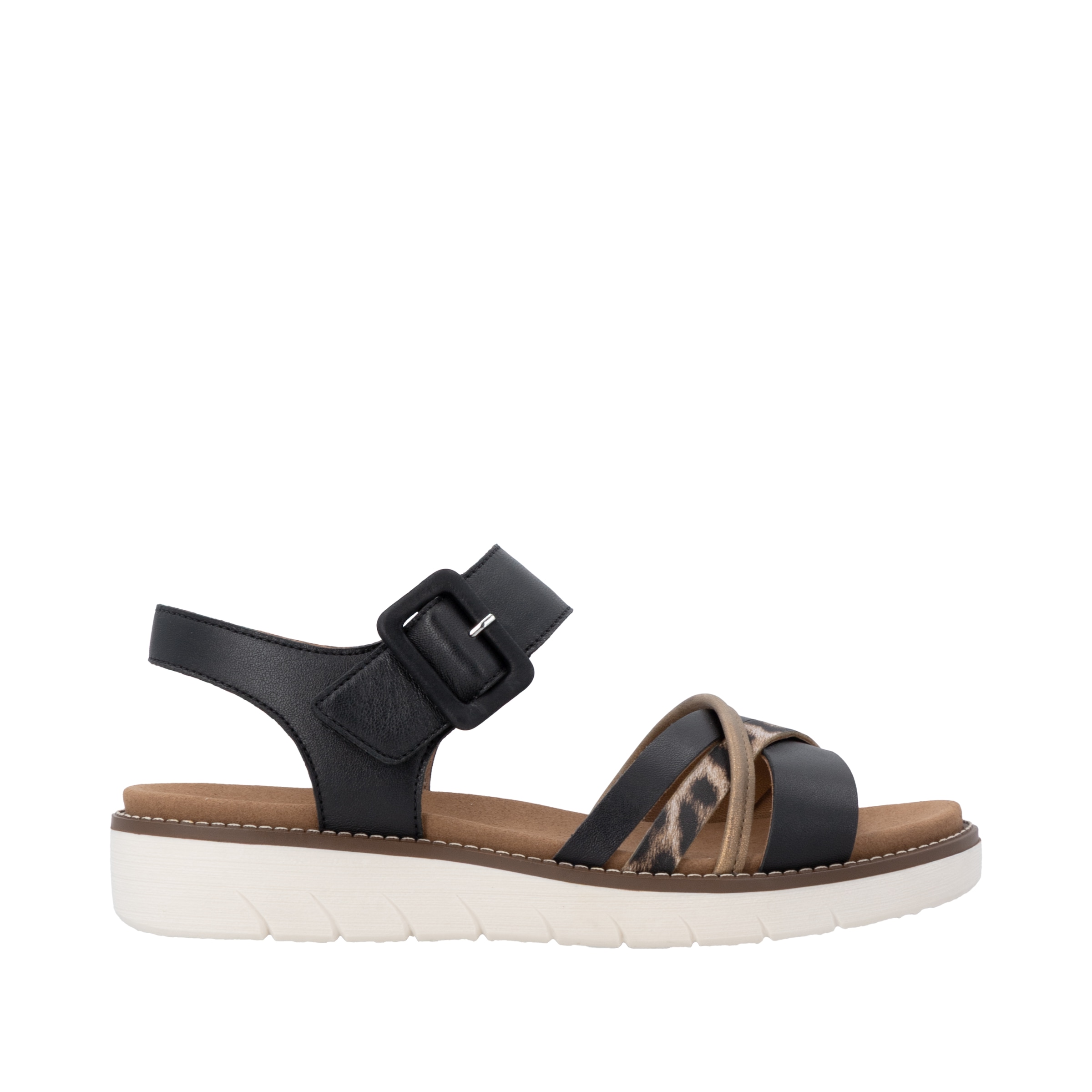 Remonte Sandale  Sommerschuh, Sandalette mit Softfussbett und Klettverschluss