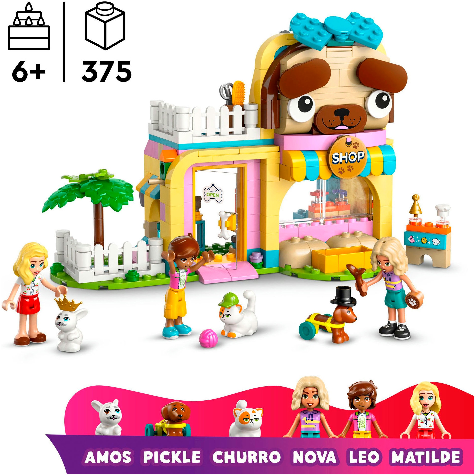 LEGO® Pions de construction »Geschäft für Haustierzubehör (42650), LEGO Friends« Made in Europe