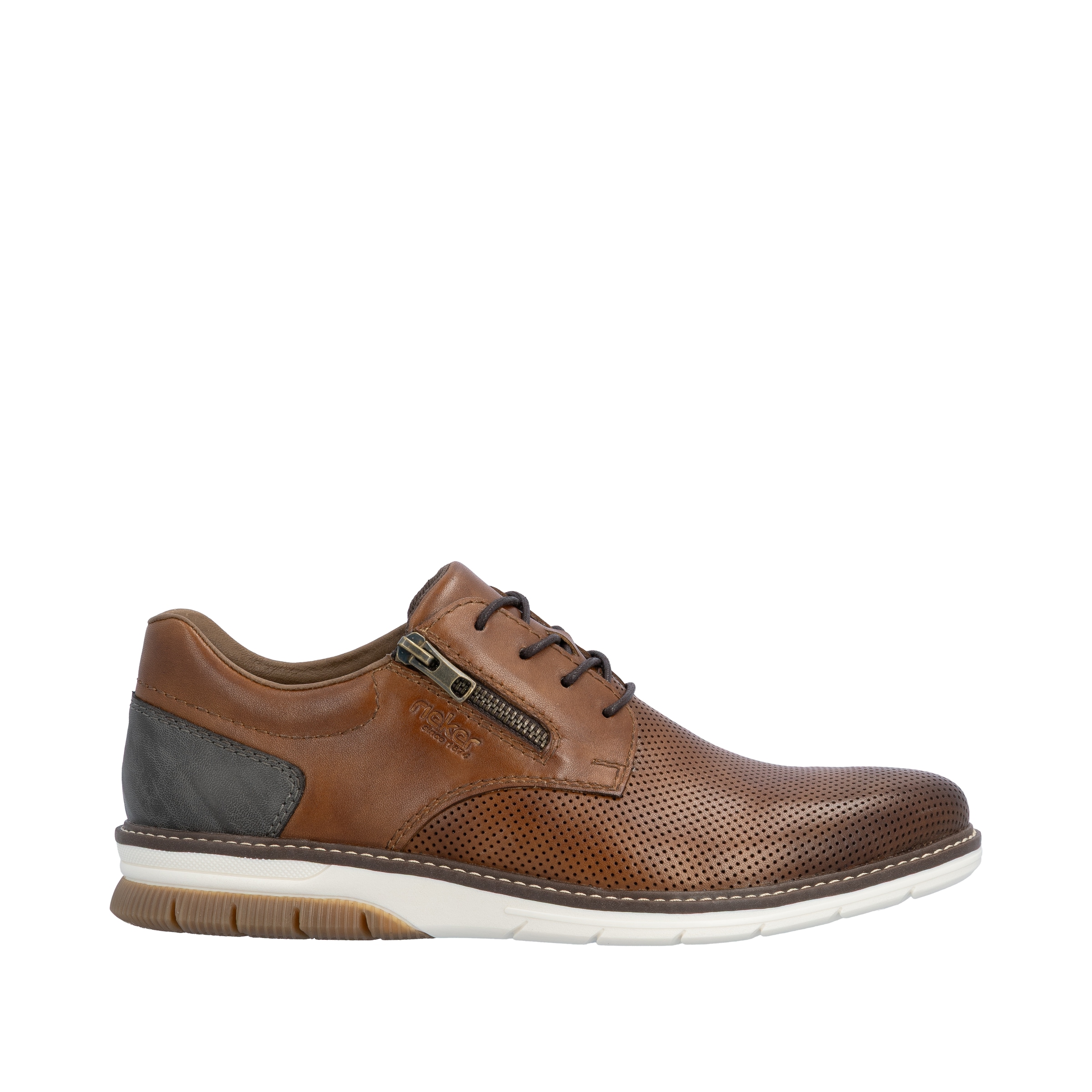 Rieker Chaussure à lacets  demi-chaussure, sneaker de loisir, chaussure à lacets casual avec perforations
