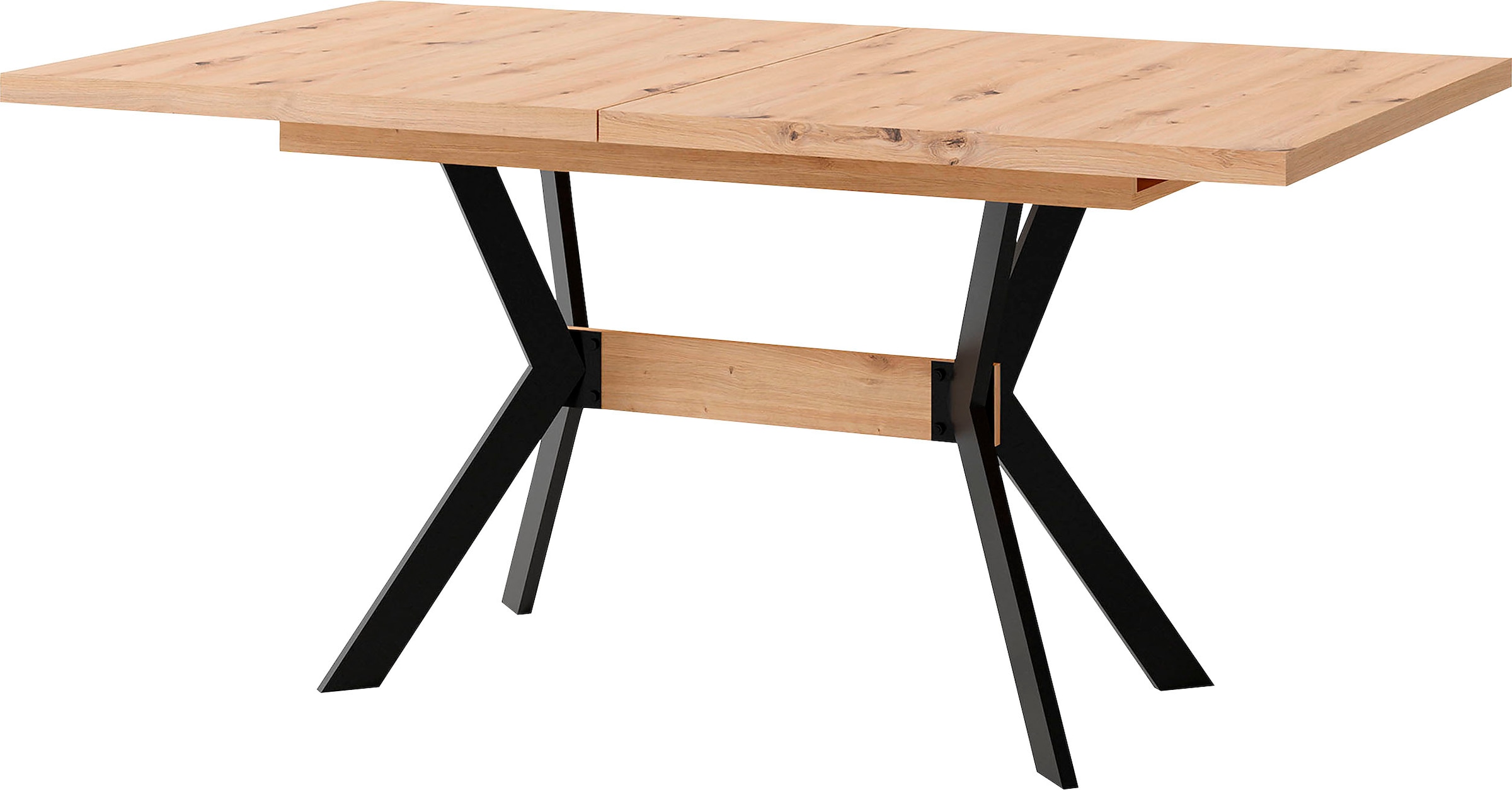 byLIVING Esstisch »Bremen« ausziehbar mit innenliegender Einlegeplatte, 160 auf 200cm