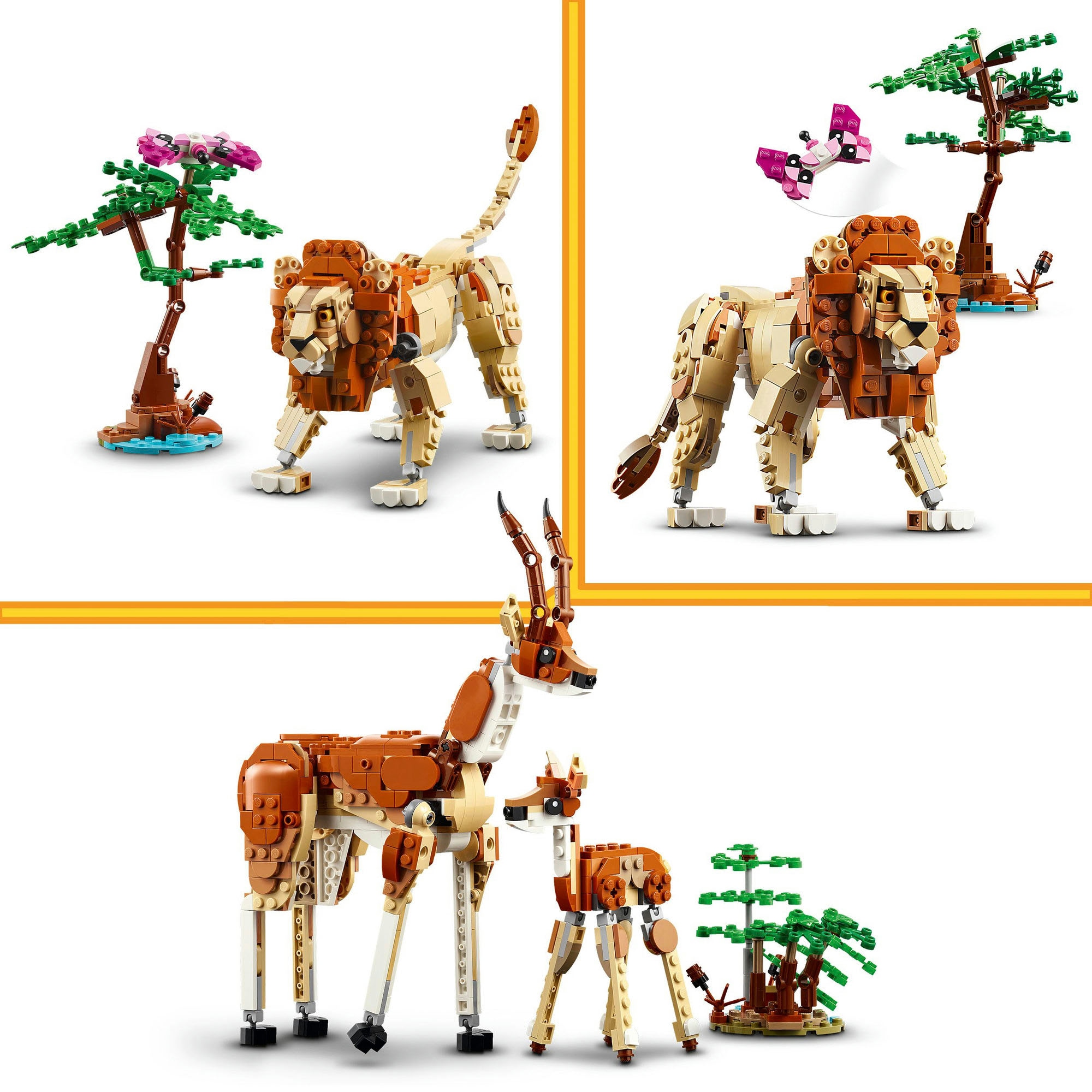 LEGO® Pions de construction »Tiersafari (31150), LEGO Creator 3in1« Made in Europe